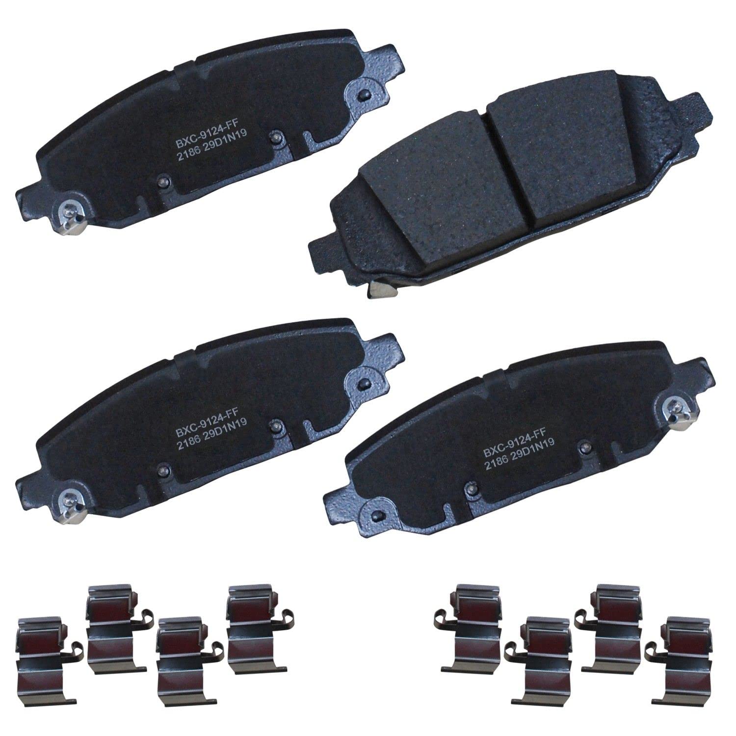 Bendix Premium Sbc2186 Ceramic Rear Brake Pads For Jeep Wrangler 2024-2018