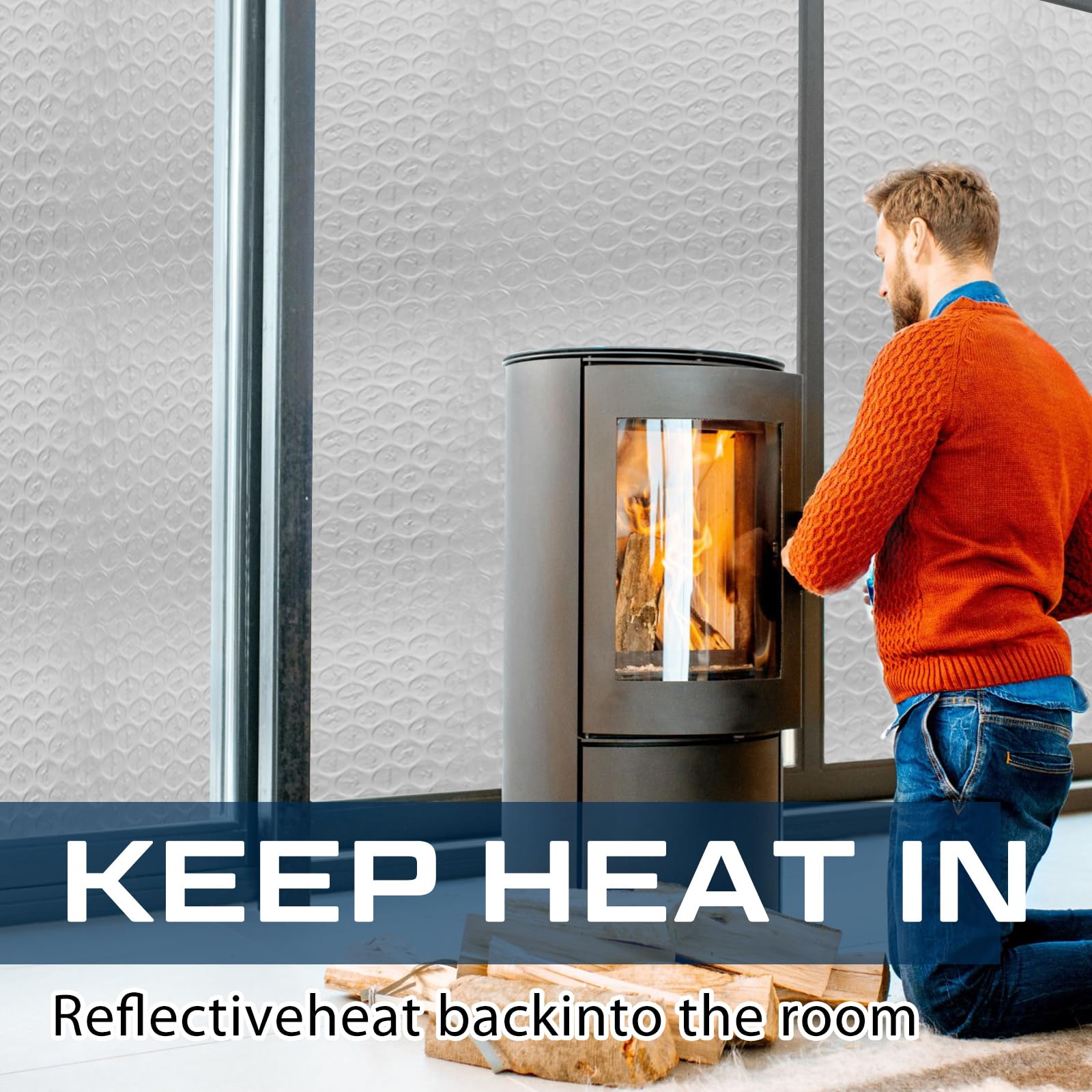 Frienda Rv Door Window Shade Cover Rv Blackout Window Shade Reflective Insulation Roll Aluminum Foil Rv Window Insulation Kit Fo