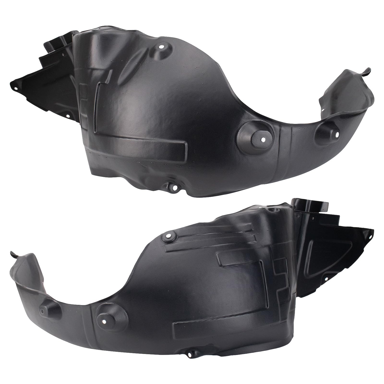 Trq Front Inner Fender Liner Set Compatible With 2011-2013 Kia Optima Ki1248125 Ki1249125