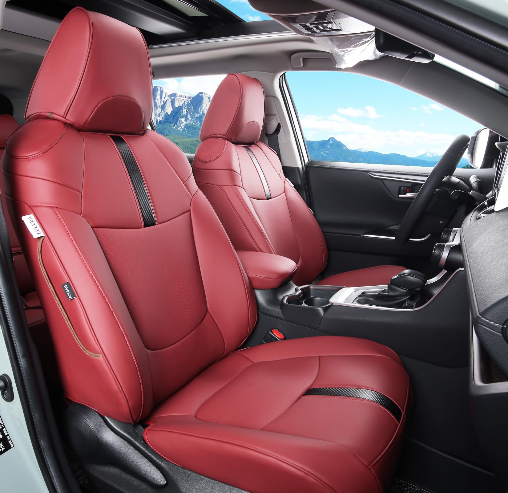 Luluda Custom Fit Rav4 Seat Covers Full Set For Toyota Rav4 2019 2020 2021 2022 2023 2024 2025 Le Limited Xle Hybrid With Waterp