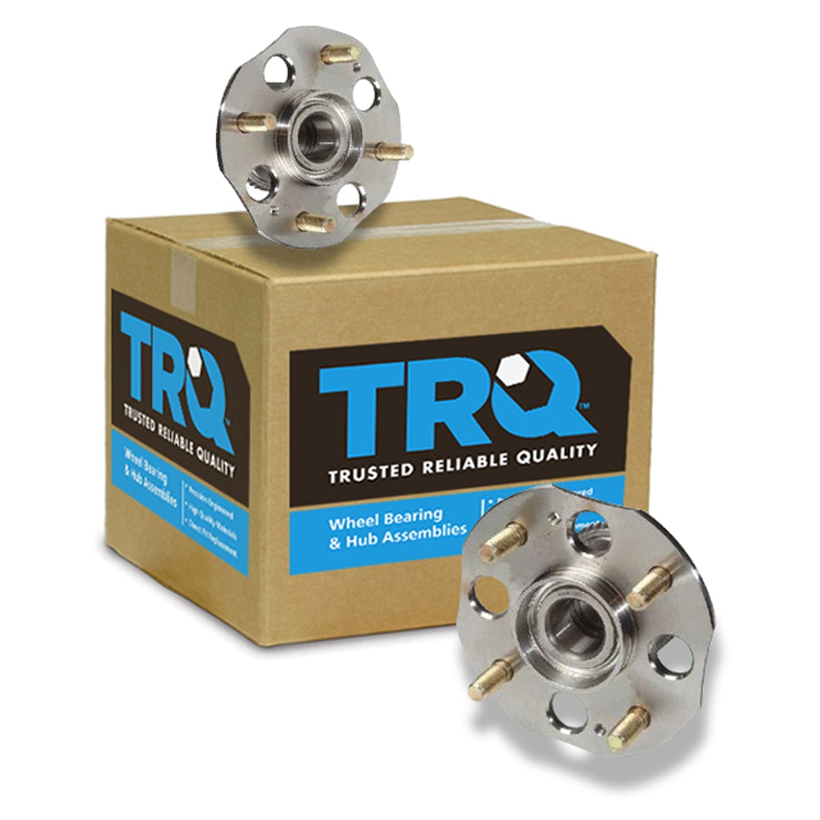 Trq Rear Wheel Hub Bearings Assembly Set Compatible With 1998-2002 Honda Accord