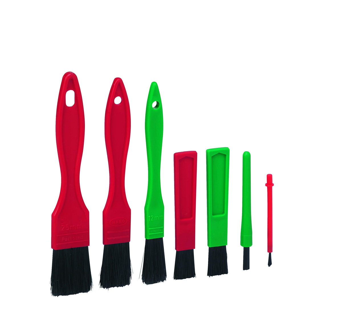 Vikan 556052 Detail Brush Set W/ 7 Brushes, Transport Line