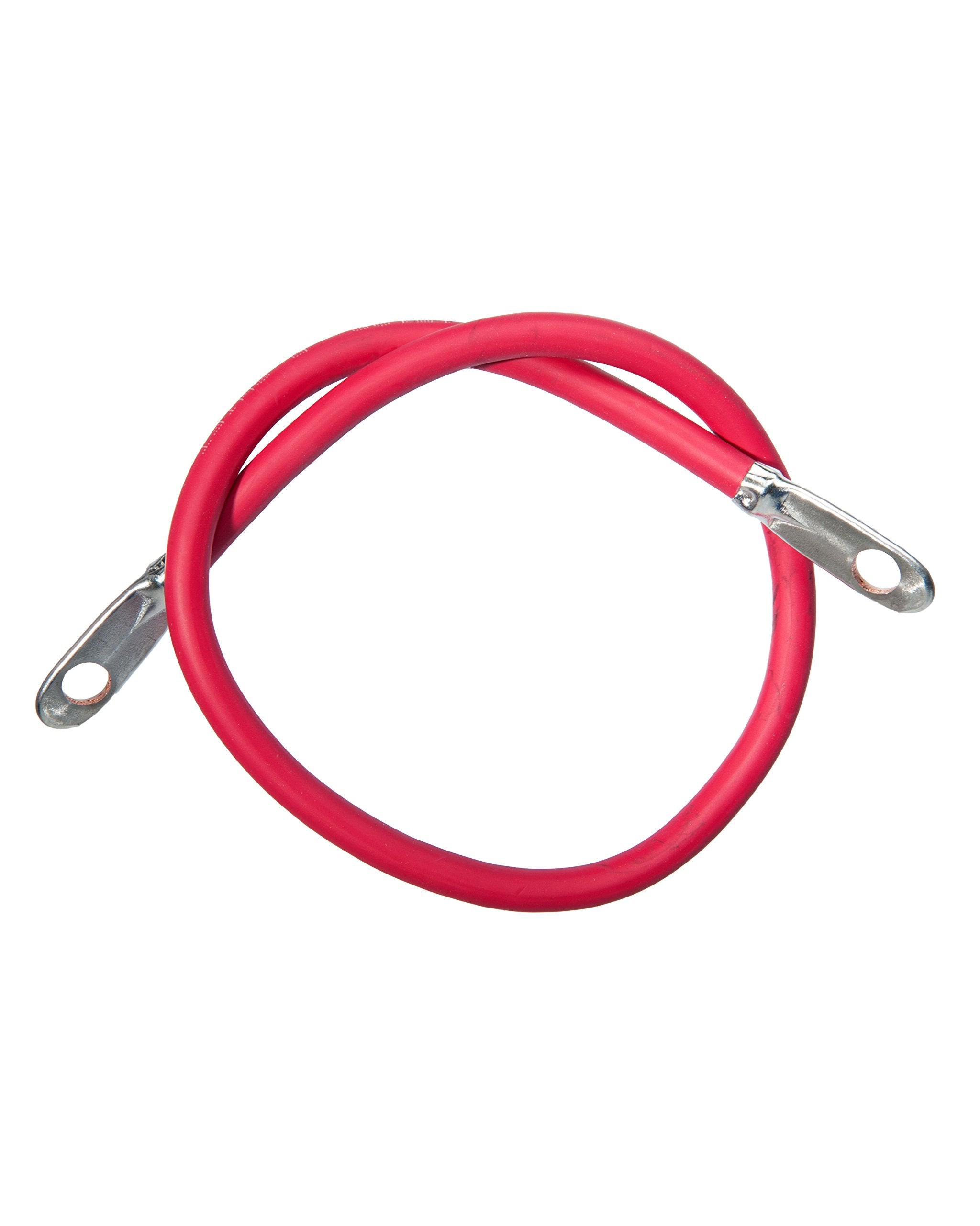 Sierra International Bc88523 Battery Cable With Terminals - 2' Red, 4 Gauge