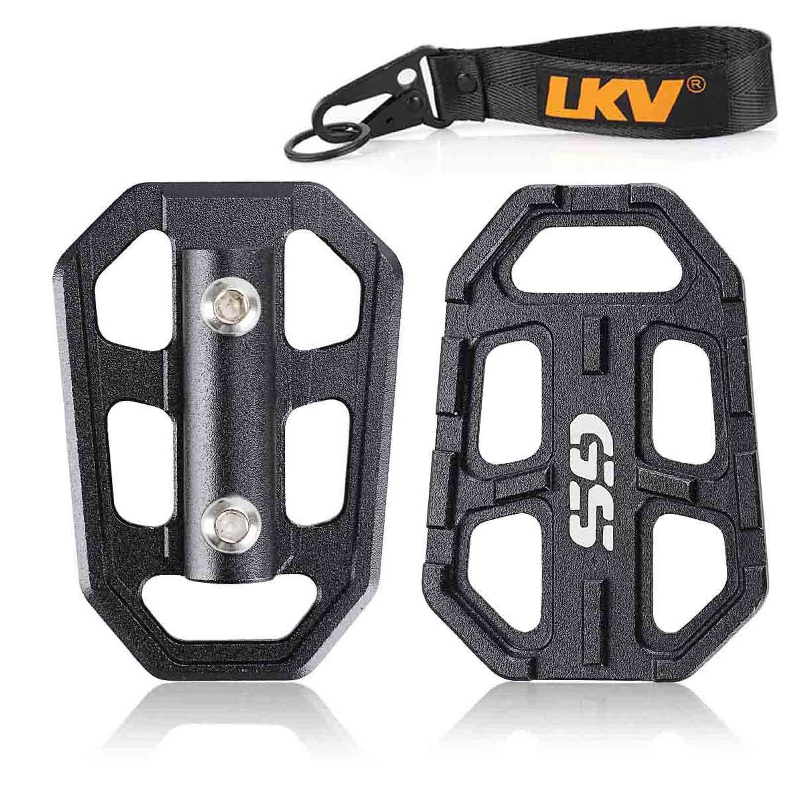 LKV R1200GS Foot Pegs Motorcycle Foot Rests Extender Pedal Replacement for BMW G310GS S1000XR F850GS F750GS R Nine T Scrambler T
