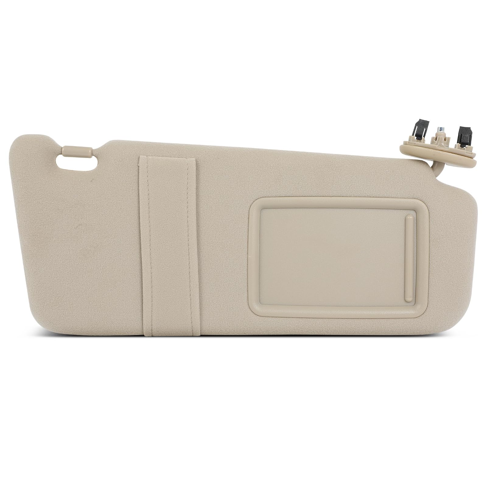 Scitoo Car Sun Visor Assbembly Right Passenger Side Fit For 2006-2011 For Toyota For Camry Beige Without Sunroof(With Mirror)