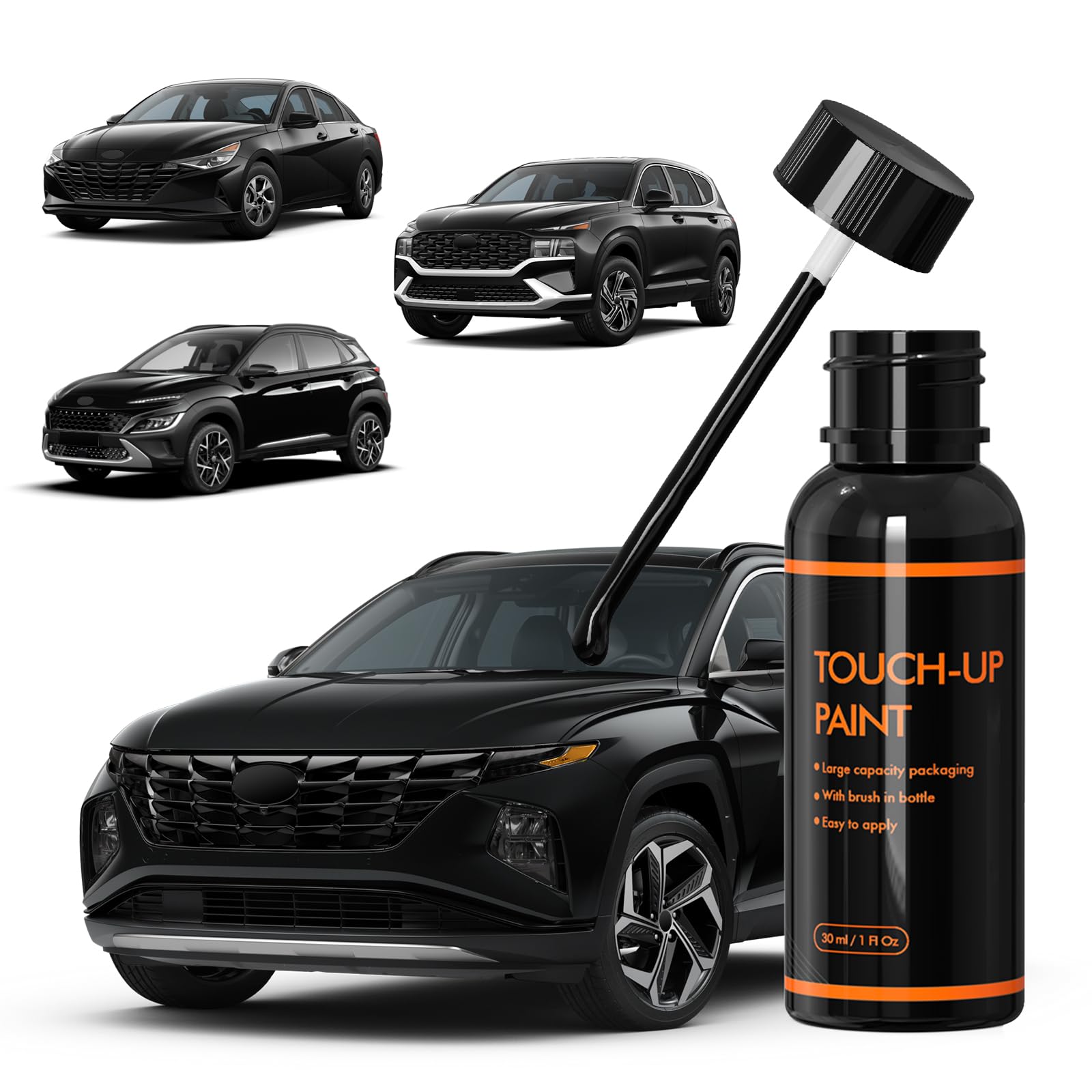 Xtryfun S3B Phantom/Twilight/Ash Black Touch Up Paint For Hyundai, Diy Car Paint Scratch Repair Kit, Automotive Paint, Quick & E