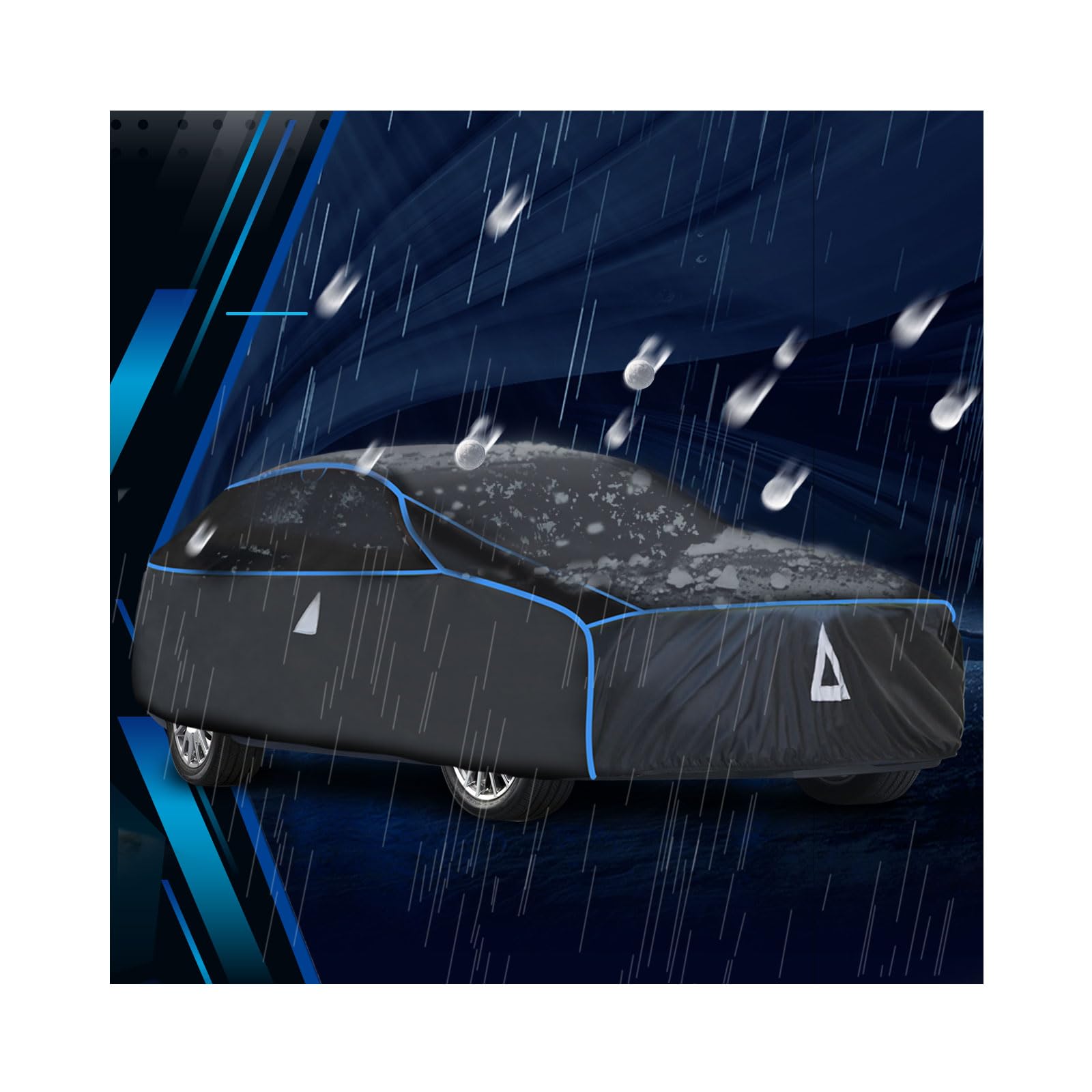 Hail Cover for SUV with Thick Multi-Layered EVA | Gift Windshield Sun Shade | Hail Blanket Custom Fit Jeep Grand Cherokee, Toyot