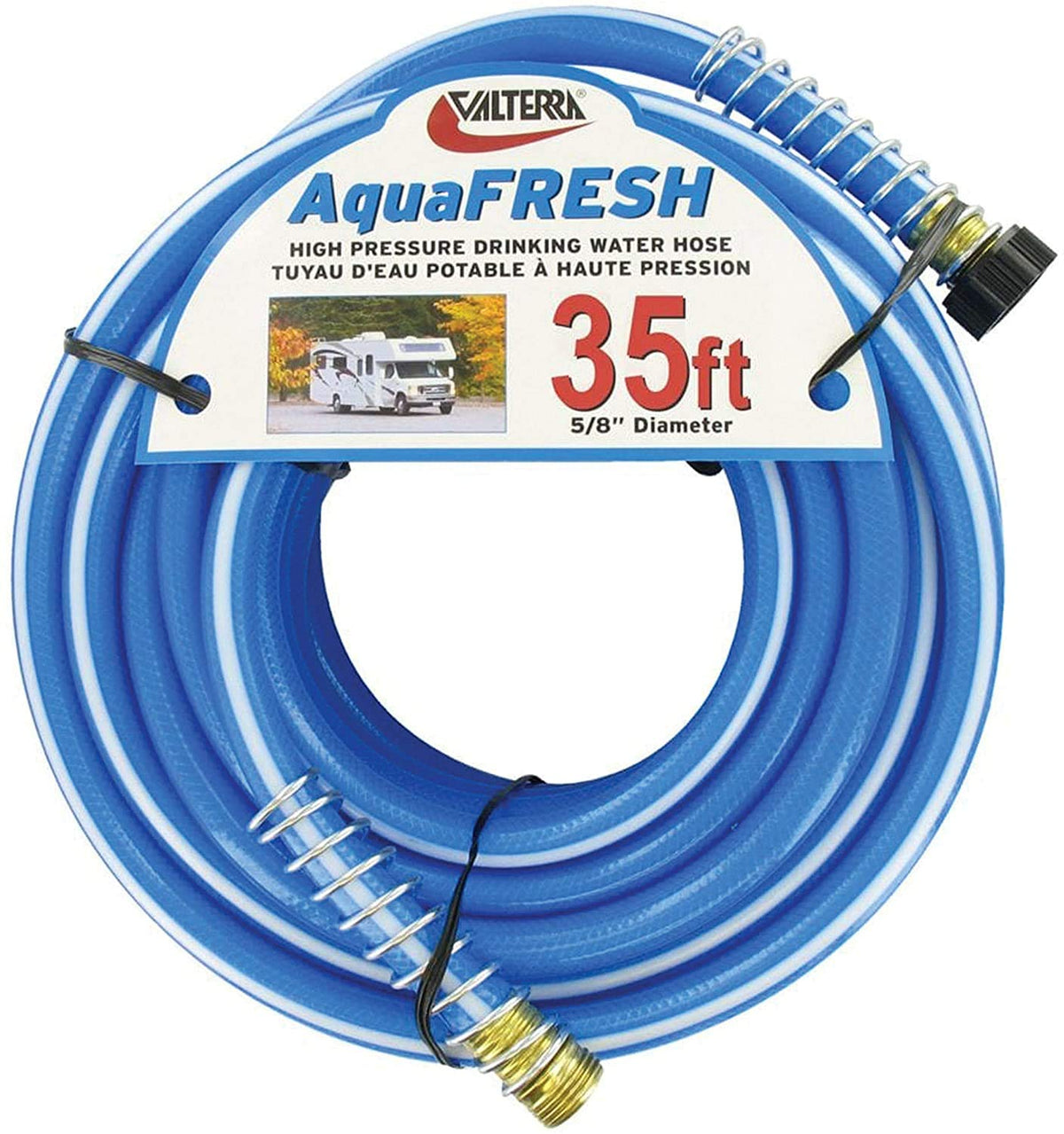 Valterra W01-9420 Drinking Water Hose 5/8 X 35' Blue (4)