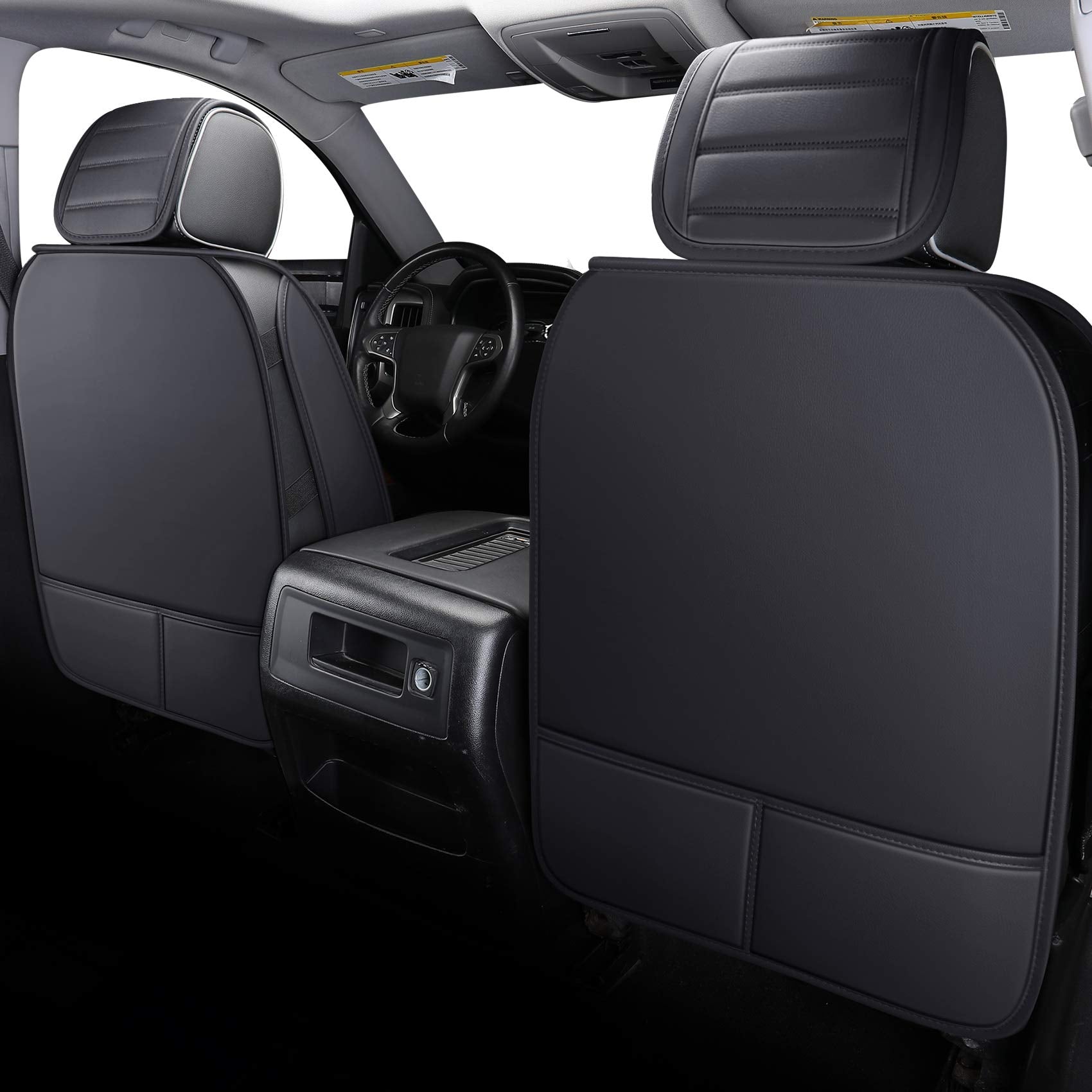 Yiertai For Chevy Chevrolet Silverado Gmc Sierra Car Seat Covers Fit 2007-2023 2024 2025 1500/2500/3500Hd Truck Waterproof Leath