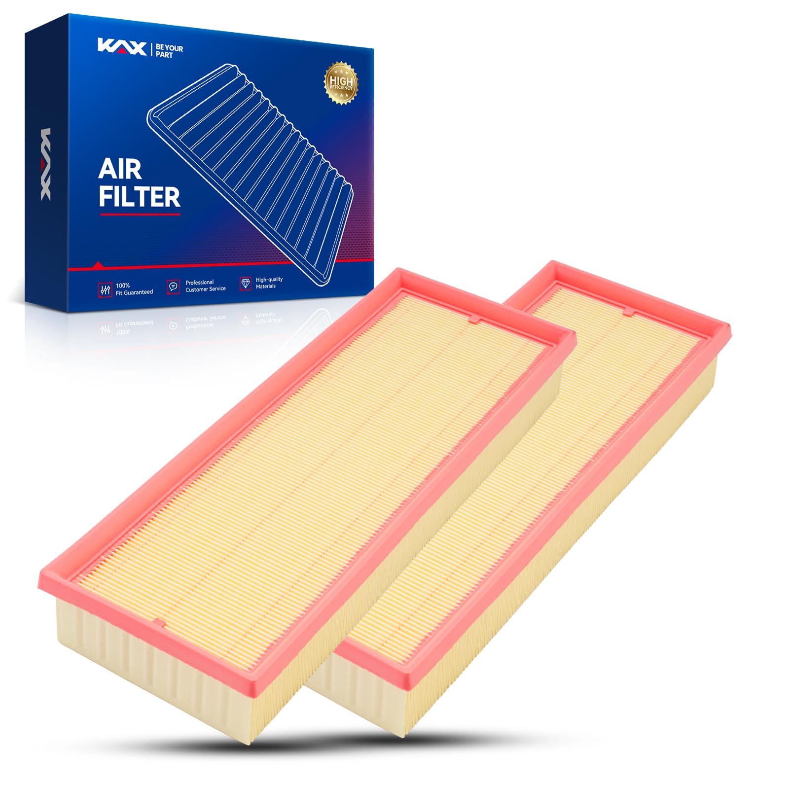 Kax Engine Air Filter, Ca8768 Replacement For Mercedes-Benz C-Class C230 C240 C320, E-Class E320 E550, Cl500 Cl550, G550 Gl550,