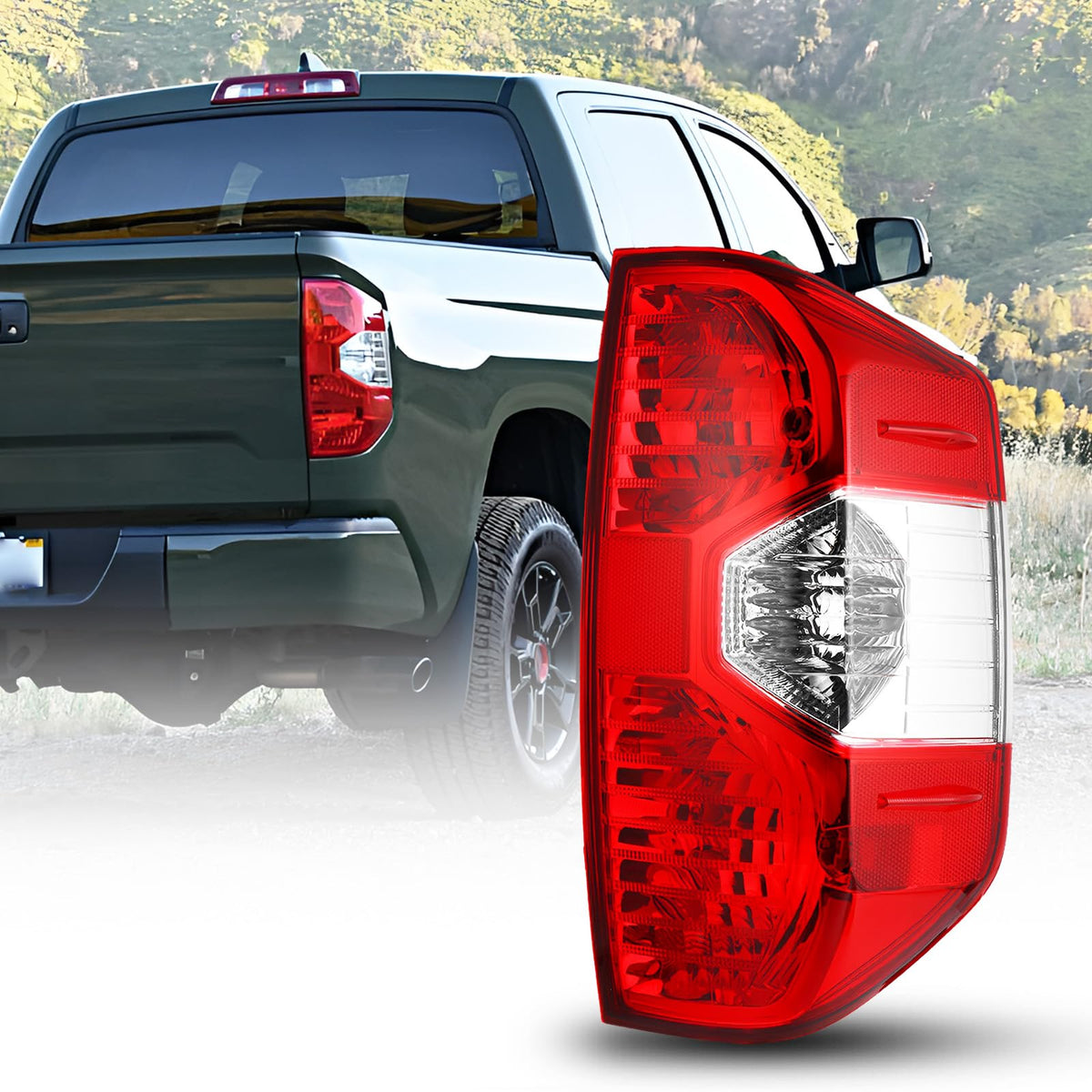 Autoone For Toyota Tundra Tail Lights Assembly, Tail Lamp Assembly Fit For 2014-2021 Tundra Pickup Rear Factory Oem Passenger Side, Without Bulbs