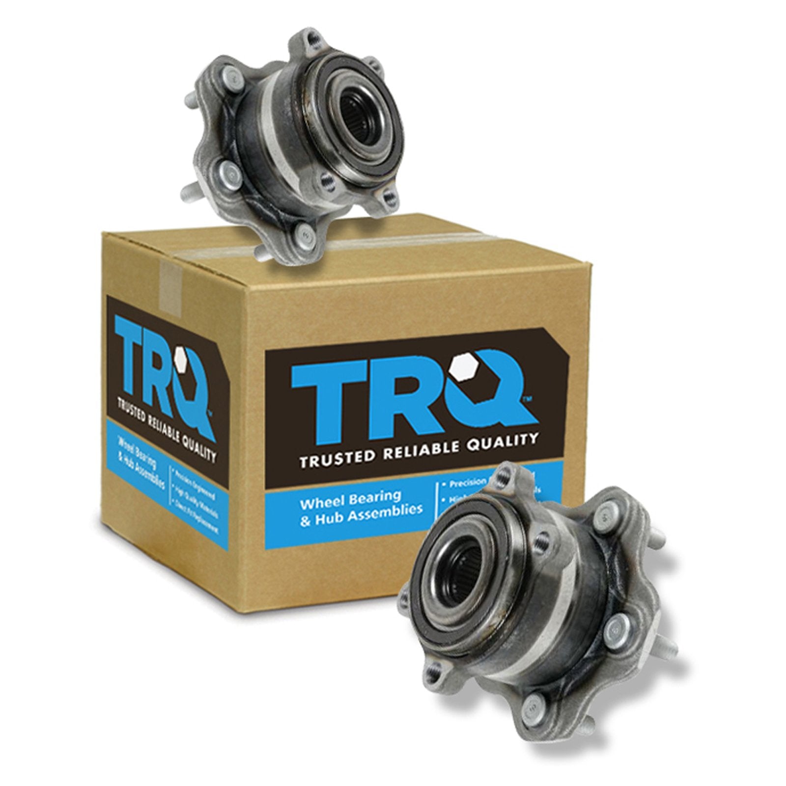 Trq Rear Wheel Hub Bearings Assembly Set Compatible With 2003-2007 Nissan Murano