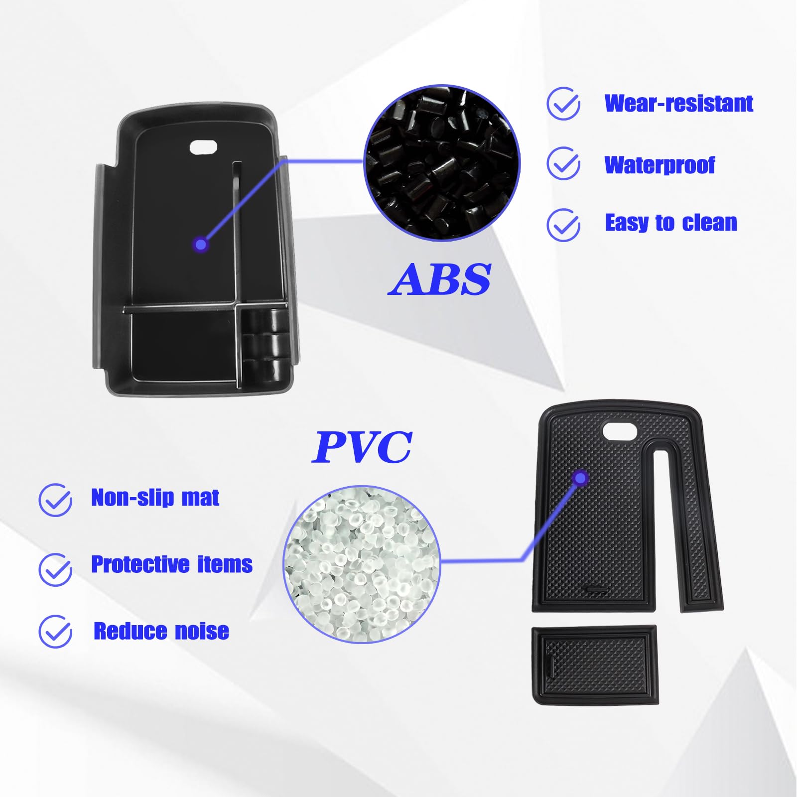 Neepiar Center Console Organizer Tray Compatible With 2023 2024 Chevy Trax And Buick Envista Armrest Storage Box Insert Storage