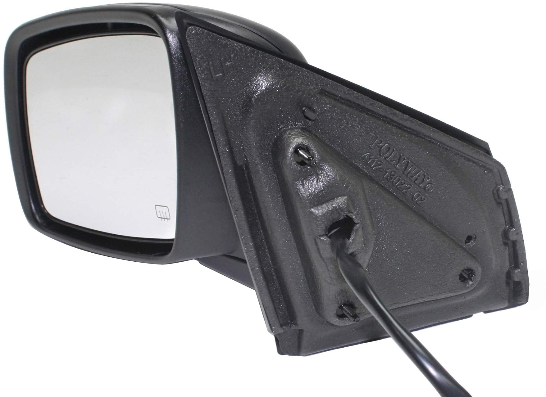 Kool-Vue Mirror Compatible with 2009-2018 Dodge Journey Driver Side Manual Folding, Heated, Paintable, Power Glass, Replacement