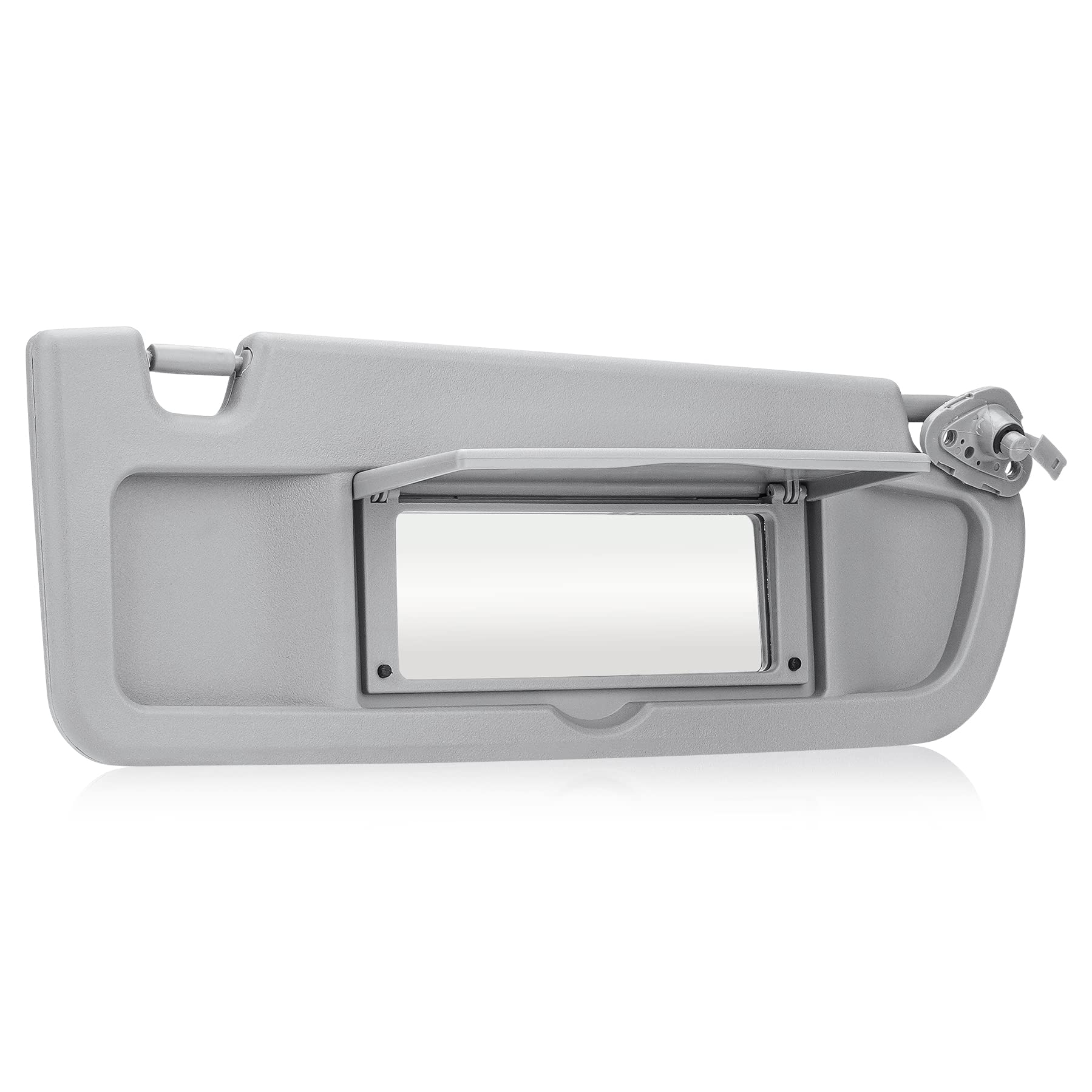 Gray Passenger Right Side Sun Visor Replacement Compatible with 2006 2007 2008 2009 2010 2011 Honda Civic EX LX Sedan SI Coupe R