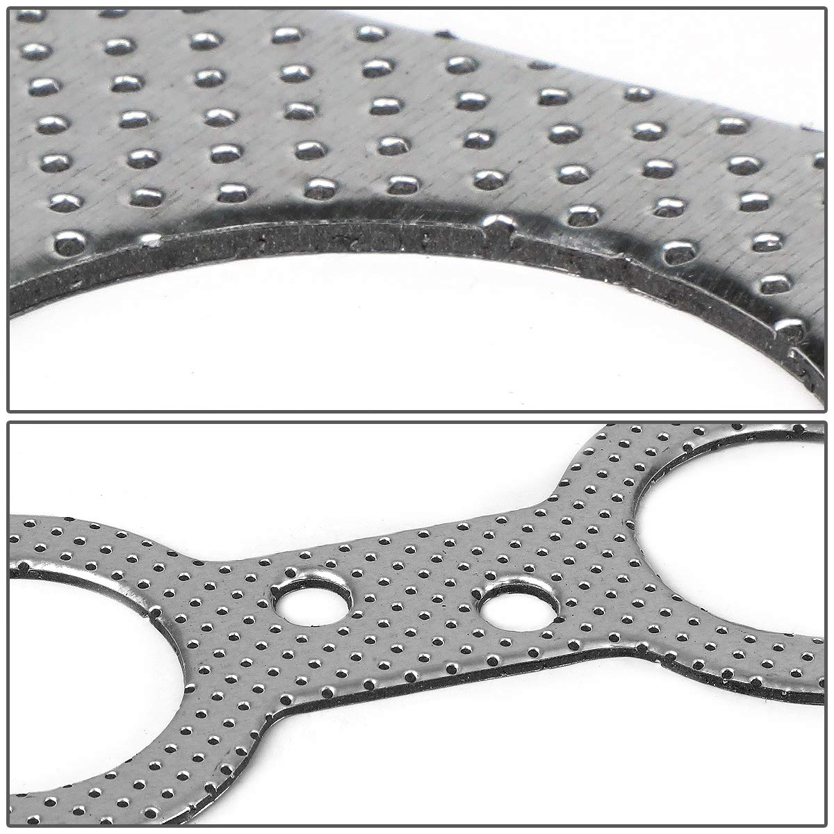 Auto Dynasty Aluminum Exhaust Manifold Header Gasket Set Compatible with 07-13 Chevy Silverado/GMC Sierra 4.8L/5.3L/6.0L/6.2L