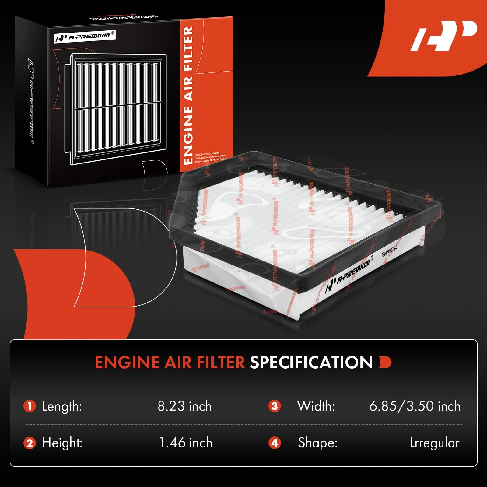 A-Premium Engine Air Filter Compatible With Nissan Sentra 2020 2021 2022 L4 2.0L
