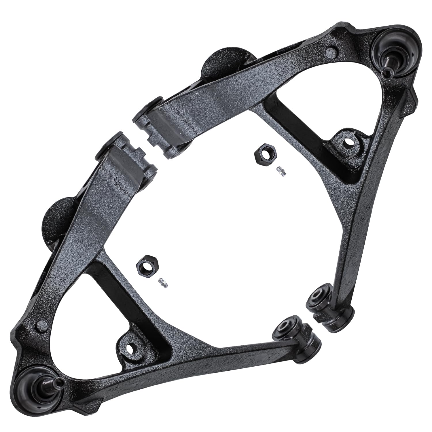 Detroit Axle - Front 2pc Control Arms for Chevy GMC Silverado Sierra Suburban Yukon XL Avalanche 1500 Tahoe Express Savana 2500 