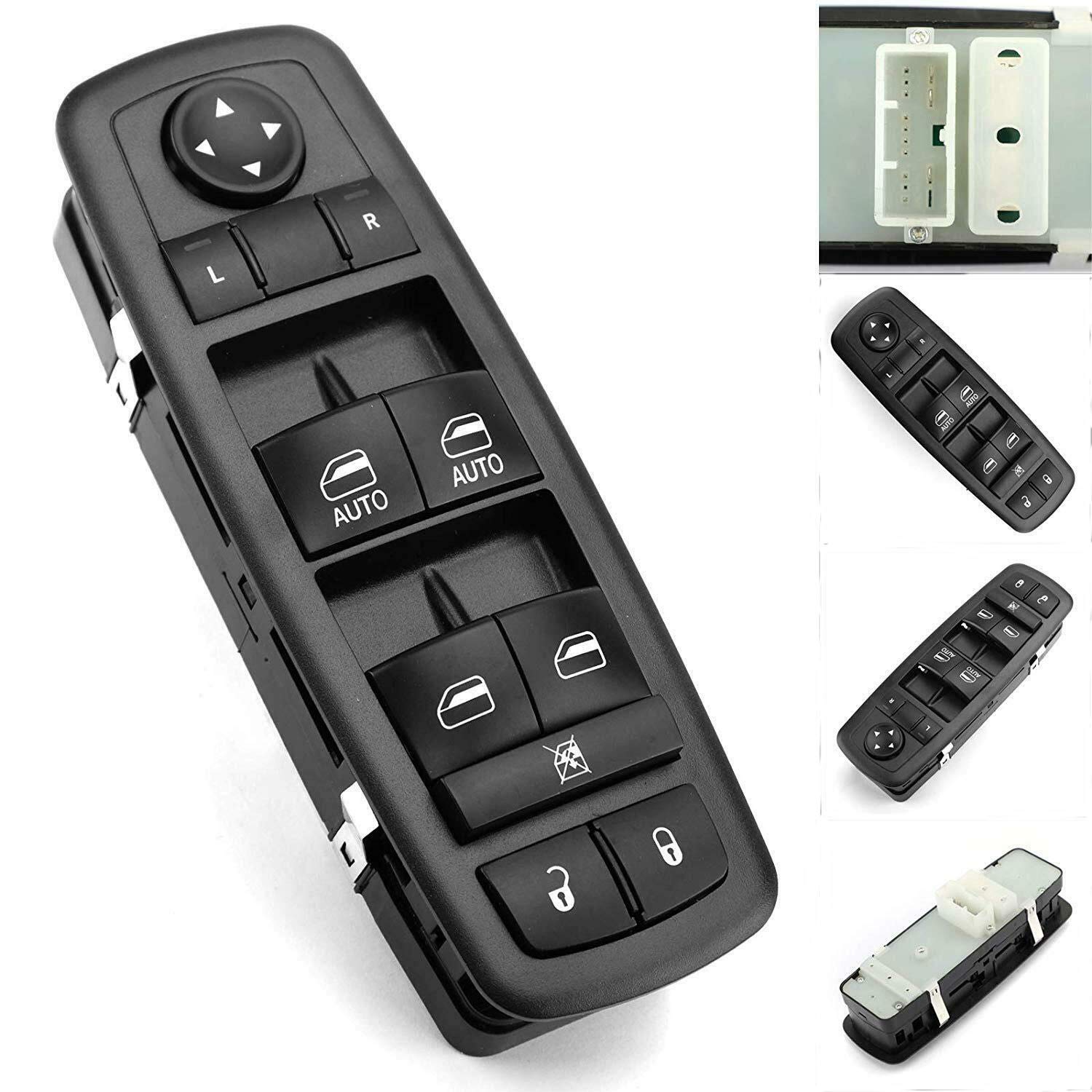 Driver Door Master Power Window Switch Compatible For 2011-2014 Jeep Grand Cherokee Dodge Durango Replace Oe # 68086693Ac 680866