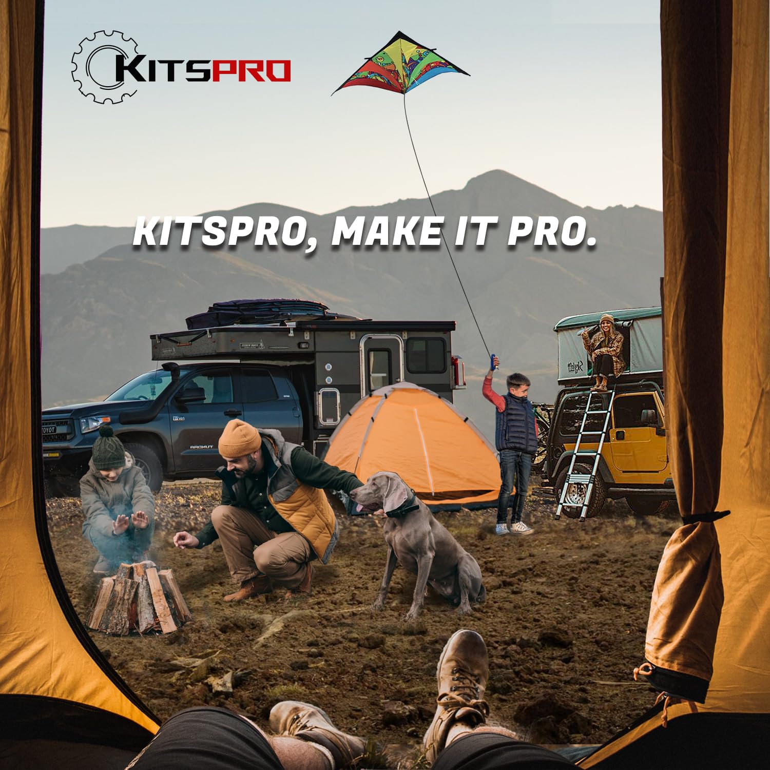 KitsPro Truck Tailgate Assist for Chevy Silverado and GMC Sierra 1500 2500 3000 Non-Classic Models 2007-2018 and 2500 3500 HD 20