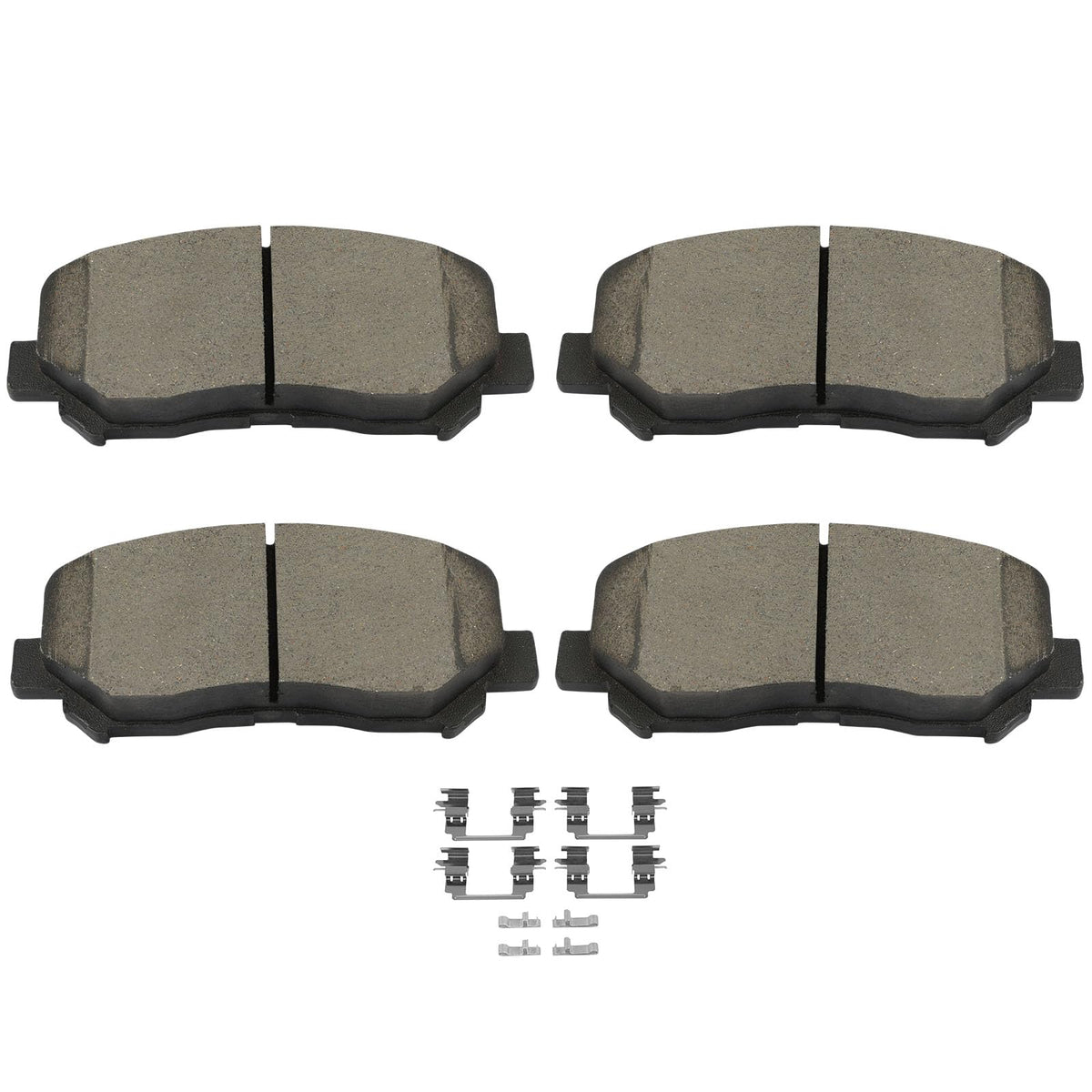Scitoo D1640 Ceramic Brake Pads Sets Front W/Hardware Replacement For Chrysler For 200 2015-2017,For Jeep For Cherokee 2014-2017