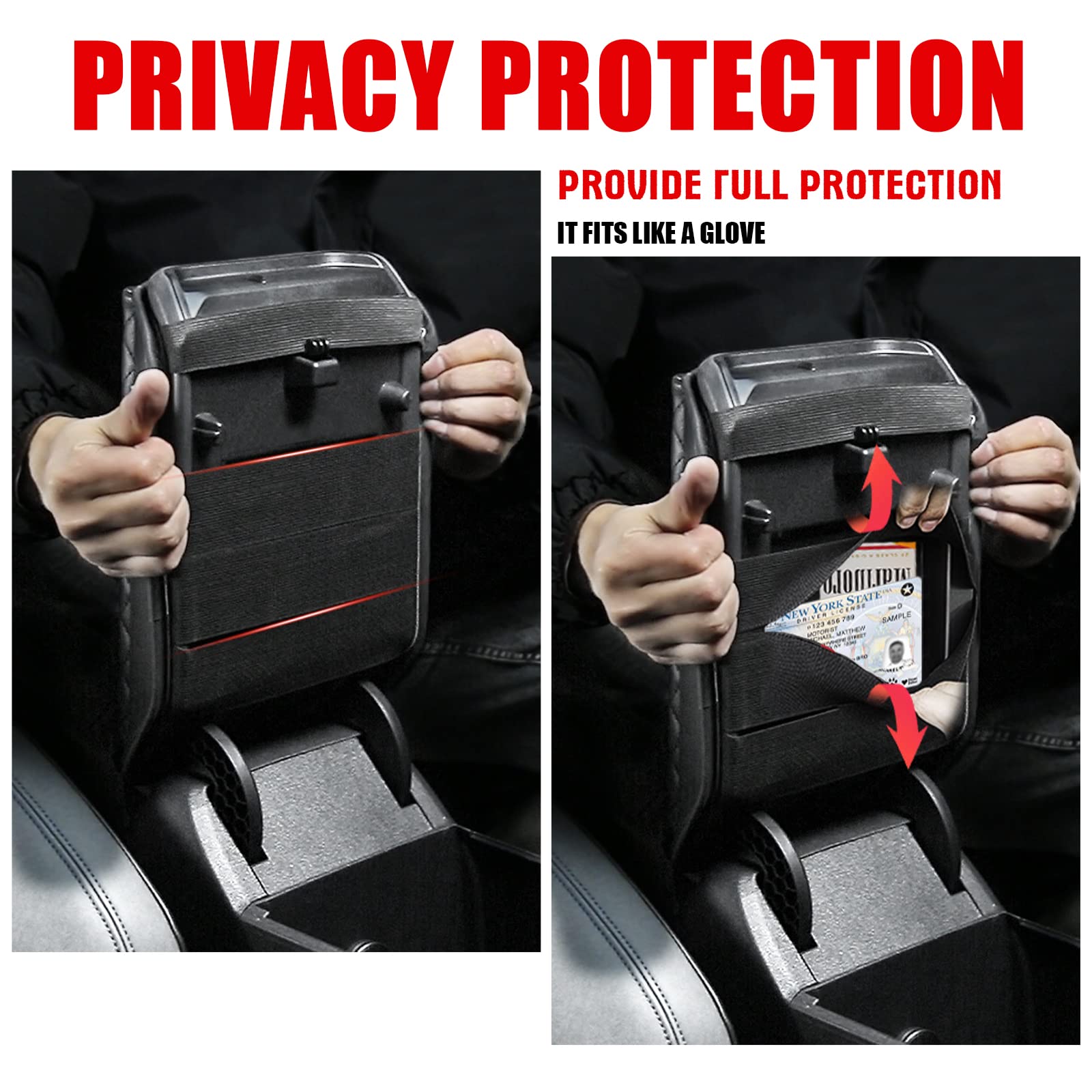 Mabett Center Console Cover For Ford Bronco Accessories 2021 2022 2023 2024 2025 2/4-Door,Prevent Dog Scratches Center Console P