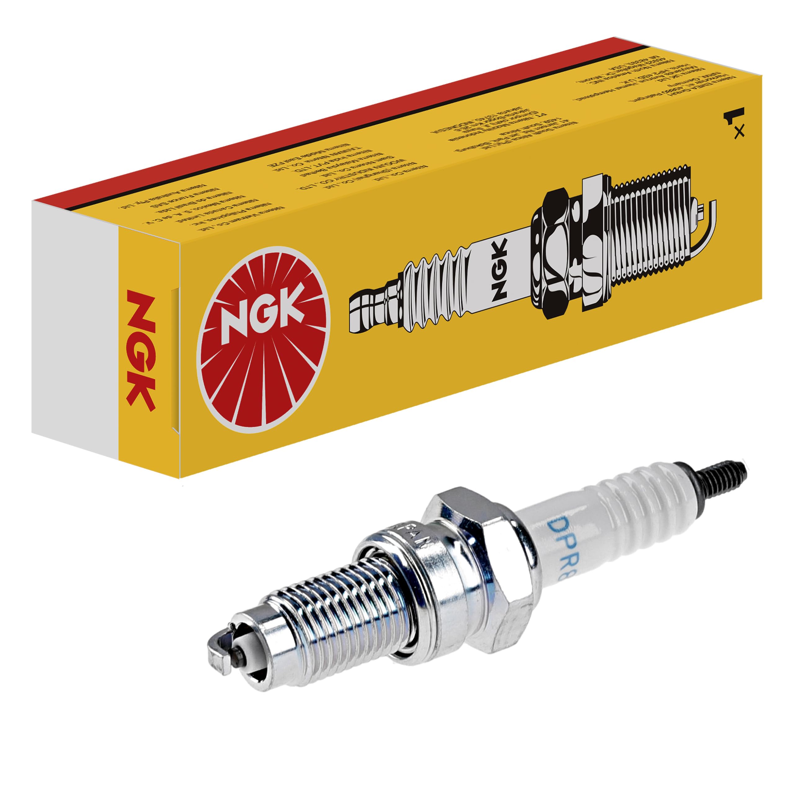 Ngk Standard Spark Plugs - Stock #4730 - Dpr8Z - Threaded Stud - Pack Of (4)