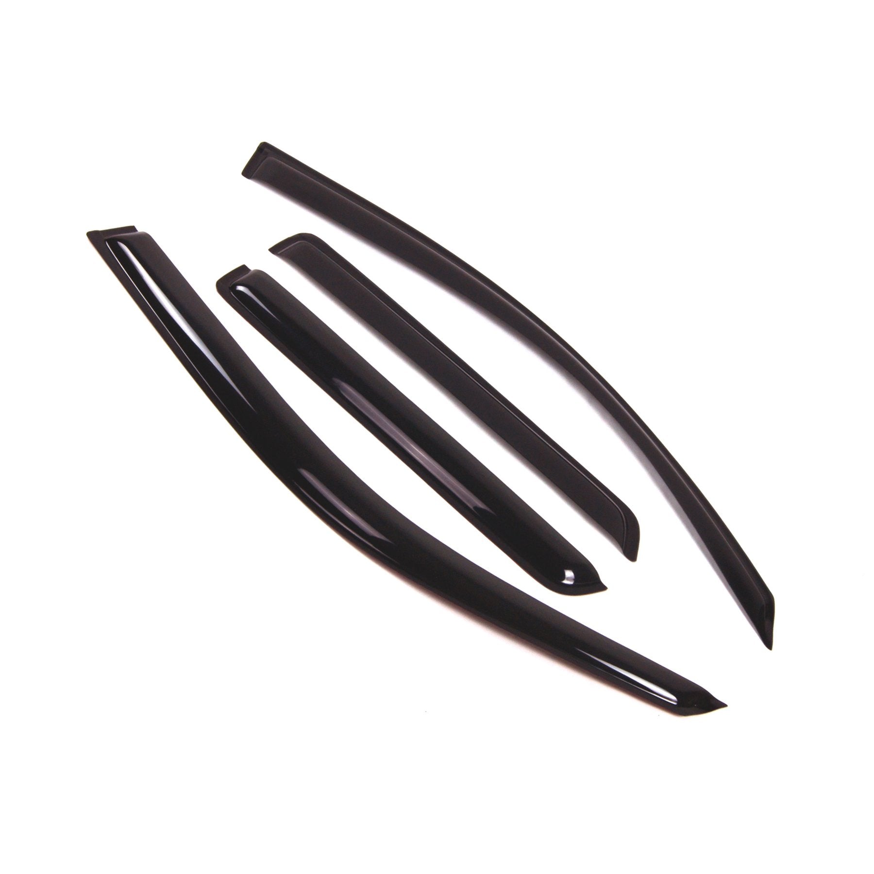 Tuningpros Outside Mount Window Vent Visors Rain Guards Compatible With Isuzu Ascender 5 Seat 2004-2008 | Side Window Wind Defle