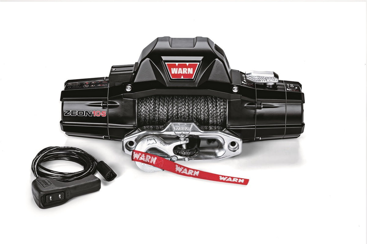 Warn 89611 Zeon 10-S Winch With Synthetic Rope - 10000 Lb. Capacity