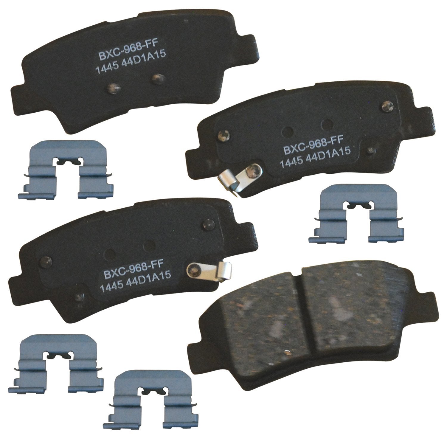 Bendix Premium Sbc1445 Ceramic Rear Brake Pads For Hyundai Azera 2017-2012, Sonata 2015-2011, Kia Optima 2016-2011