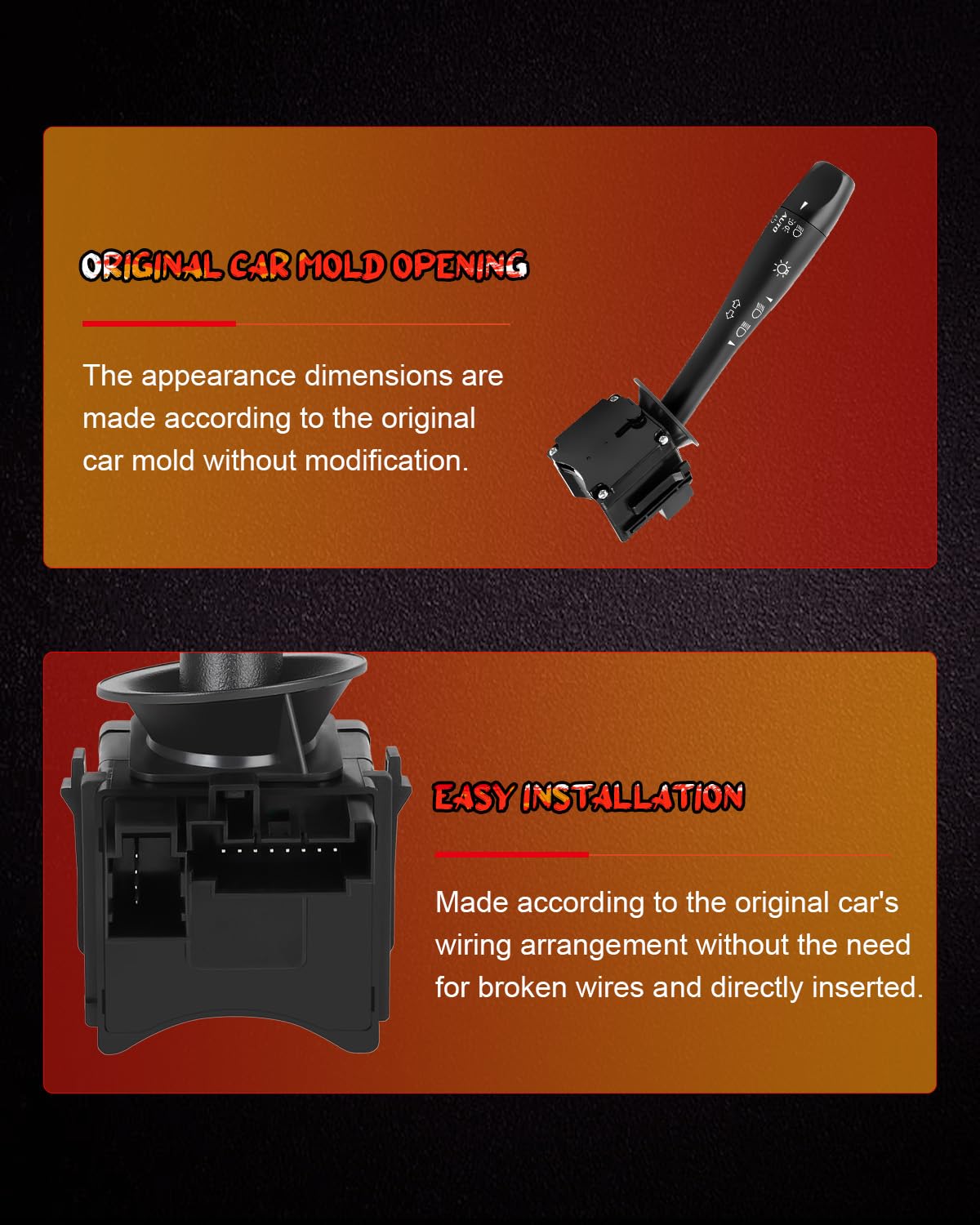 Turn Signal Switch Multifunction Combination Switch Replacement fits for Chevrolet Malibu 2004-2012 Pontiac G6 2005-2010 Saturn