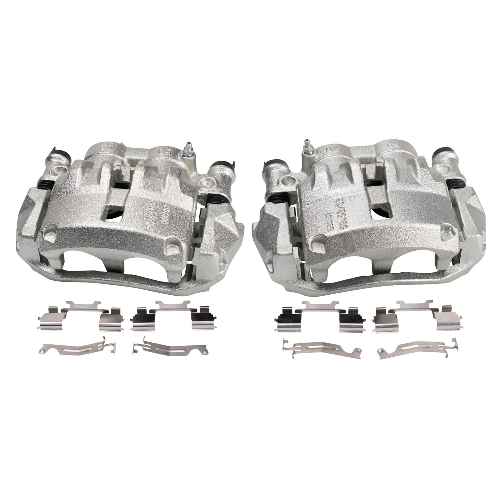 Trq Front Brake Caliper Set Compatible With 2014-2020 Ram Promaster 1500 Promaster 2500 Promaster 3500