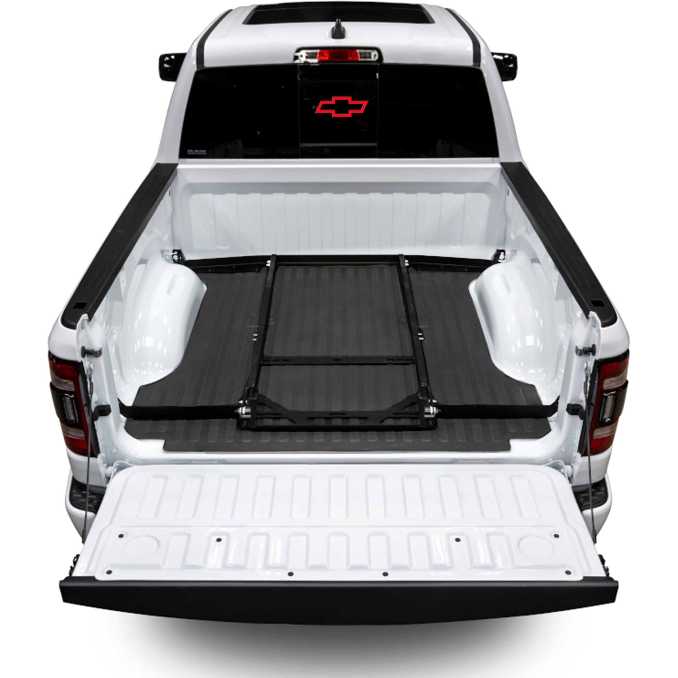 Bedslide No-Drill Truck Bed Brackets, for Truck Bed Organizer, Fits Chevy Silverado and GMC Sierra, Years 2019-2024, 59 Bed, Bl