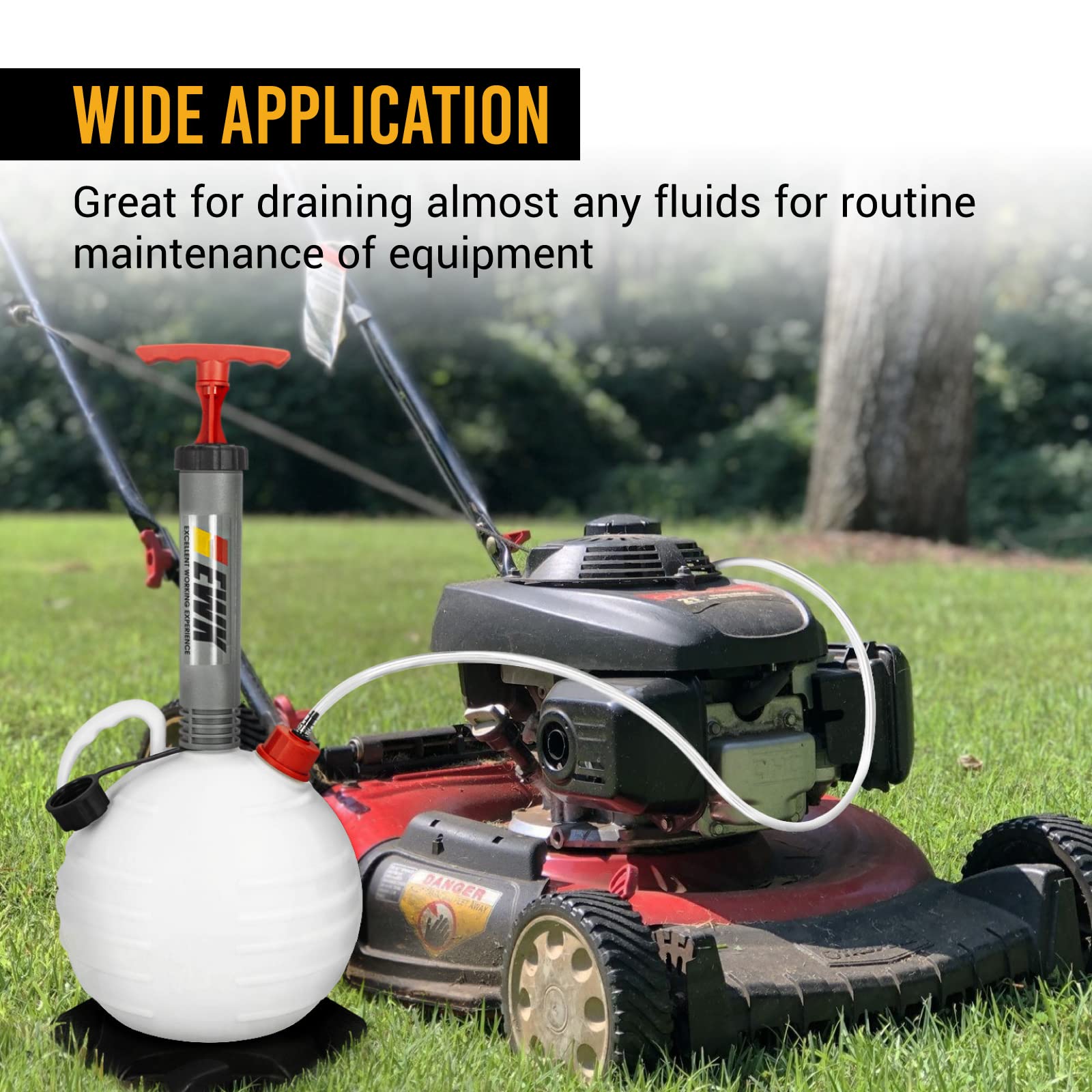 Ewk 6L Vacuum Oil Extractor Pump Fluid Extractor Oil Change Pump For Automotive And Marine Boat