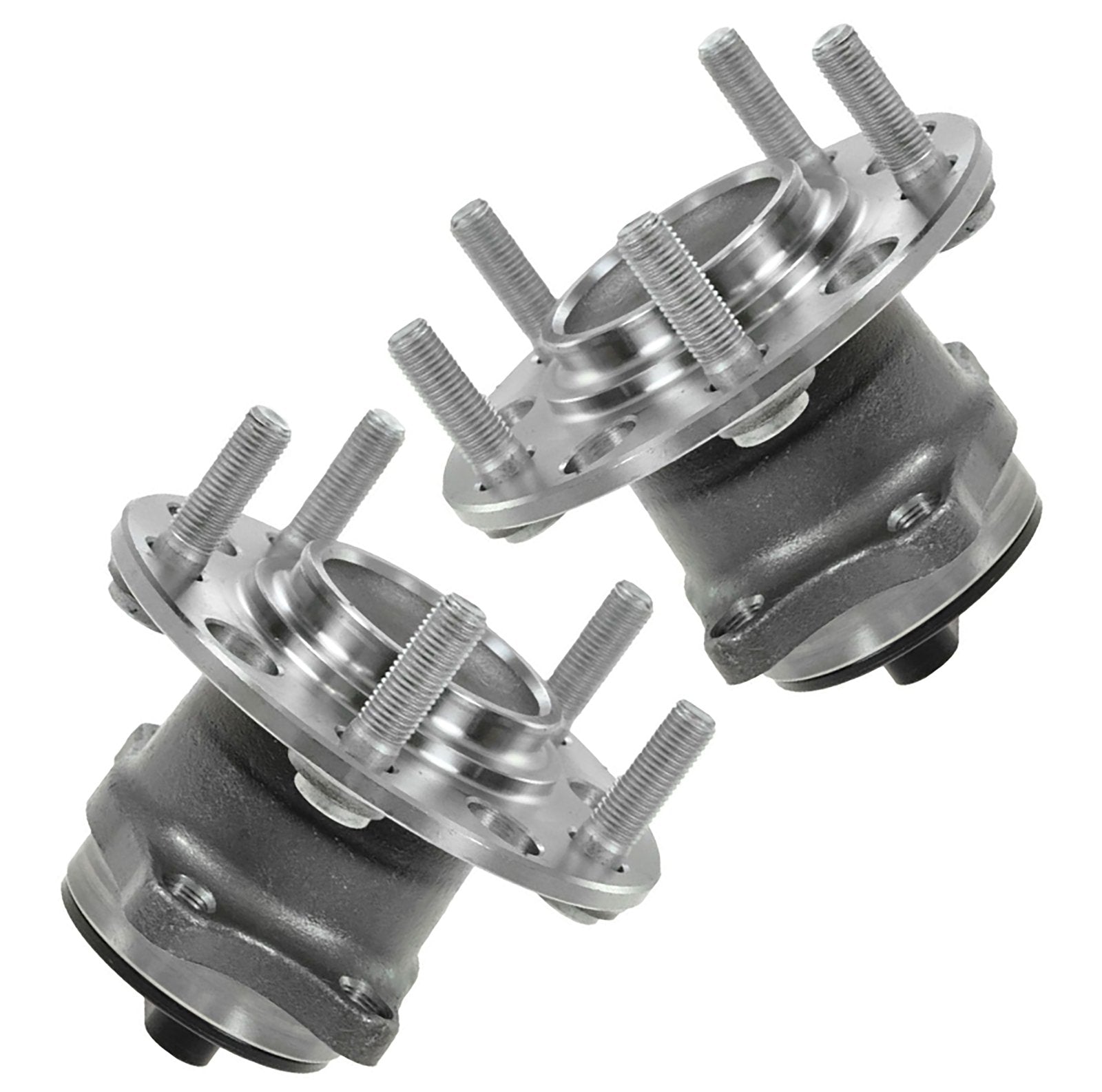 Trq Rear Wheel Hub Bearings Assembly Set Compatible With 2011-2014 Chrysler 200 2007-2010 Sebring 2008-2014 Dodge Avenger 2007-2