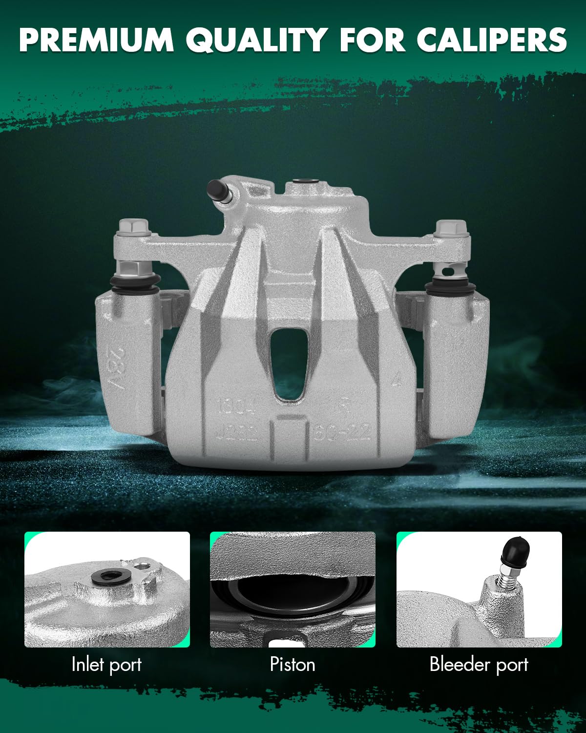 Scitoo Front Right Brake Caliper With Bracket 19B3435 Compatible For Pontiac Vibe 2009-2010 For Scion Xd 2008-2014 For Toyota Co