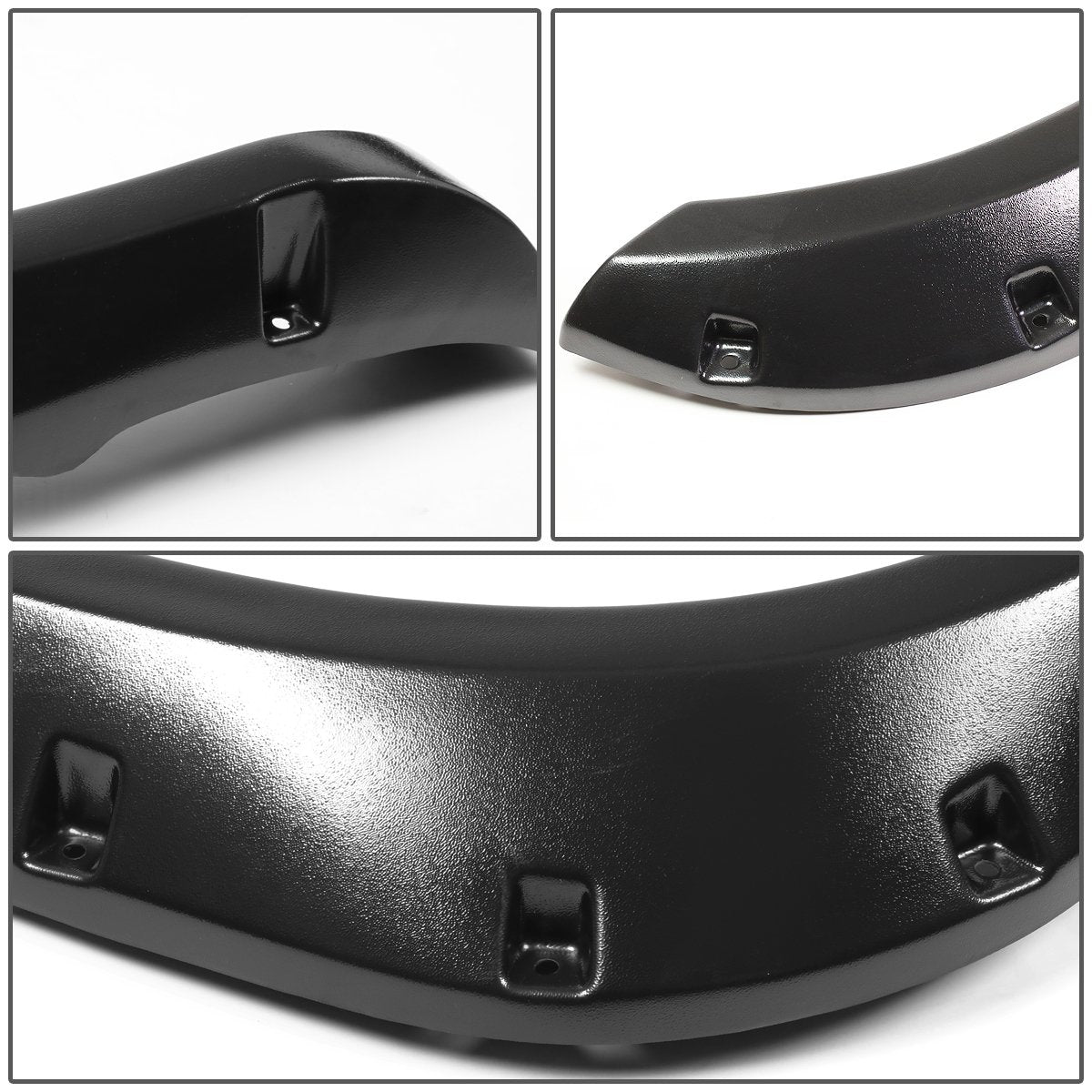 Auto Dynasty Fender Flares Compatible with Dodge Ram 1500 2500 3500 2002-2009, Wheel Flares Set Paintable Grain Textured Black F