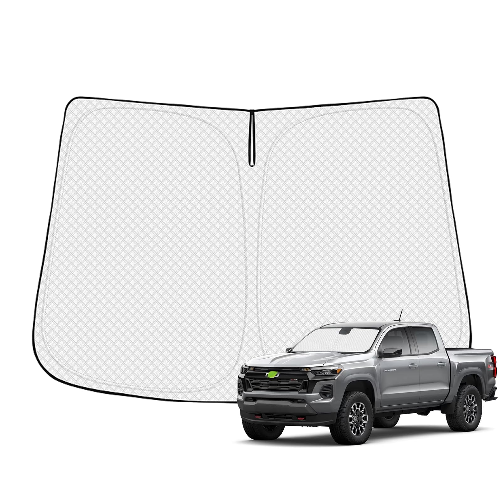 Canvcle Windshield Sun Shade For 2023-2025 Chevrolet/Chevy Colorado Accessories Thicken 6-Layer Front Window Sunshade Cover Sun