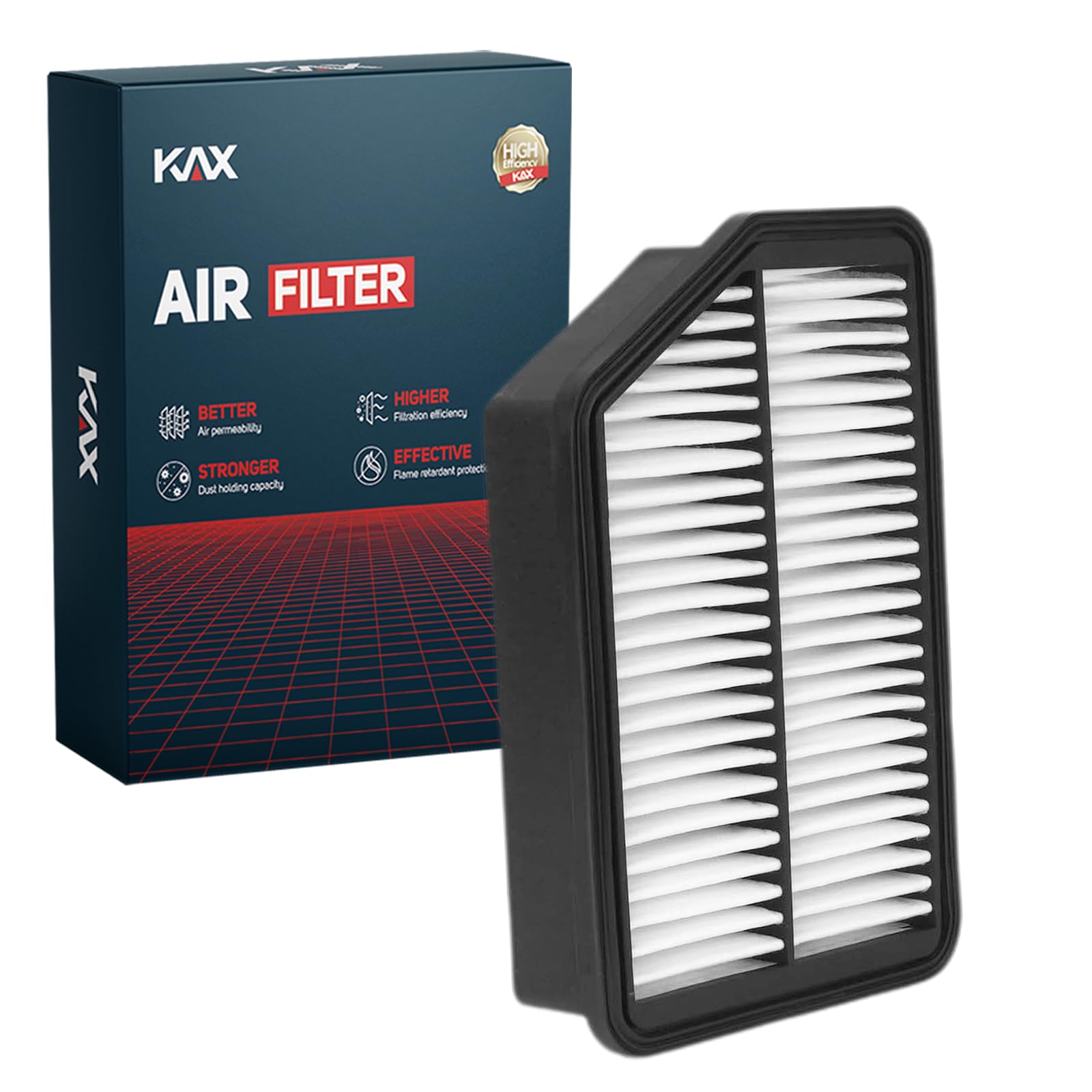Kax Engine Air Filter, Ca11053A Replacement For Forte, Tucson, Sportage, Forte5, Forte Koup, Elantra Gt, Advanced Air Filter Med
