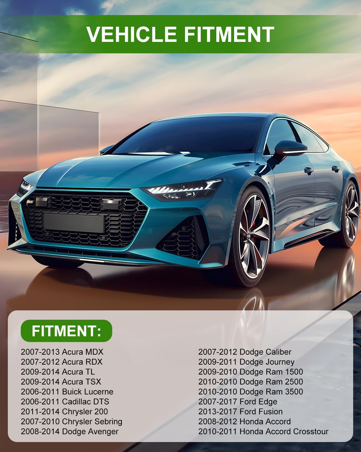 SCITOO HVAC Blower Motor with Fan Fit for 2007-13 for Acura MDX / 2009-16 Dodge Ram / 2007-2017 Lincoln MKX / 2007-2017 for Ford Edge / 2011-2013 Wrangler / 2007-2013 Acura MDX TL TSX 25770668/700203