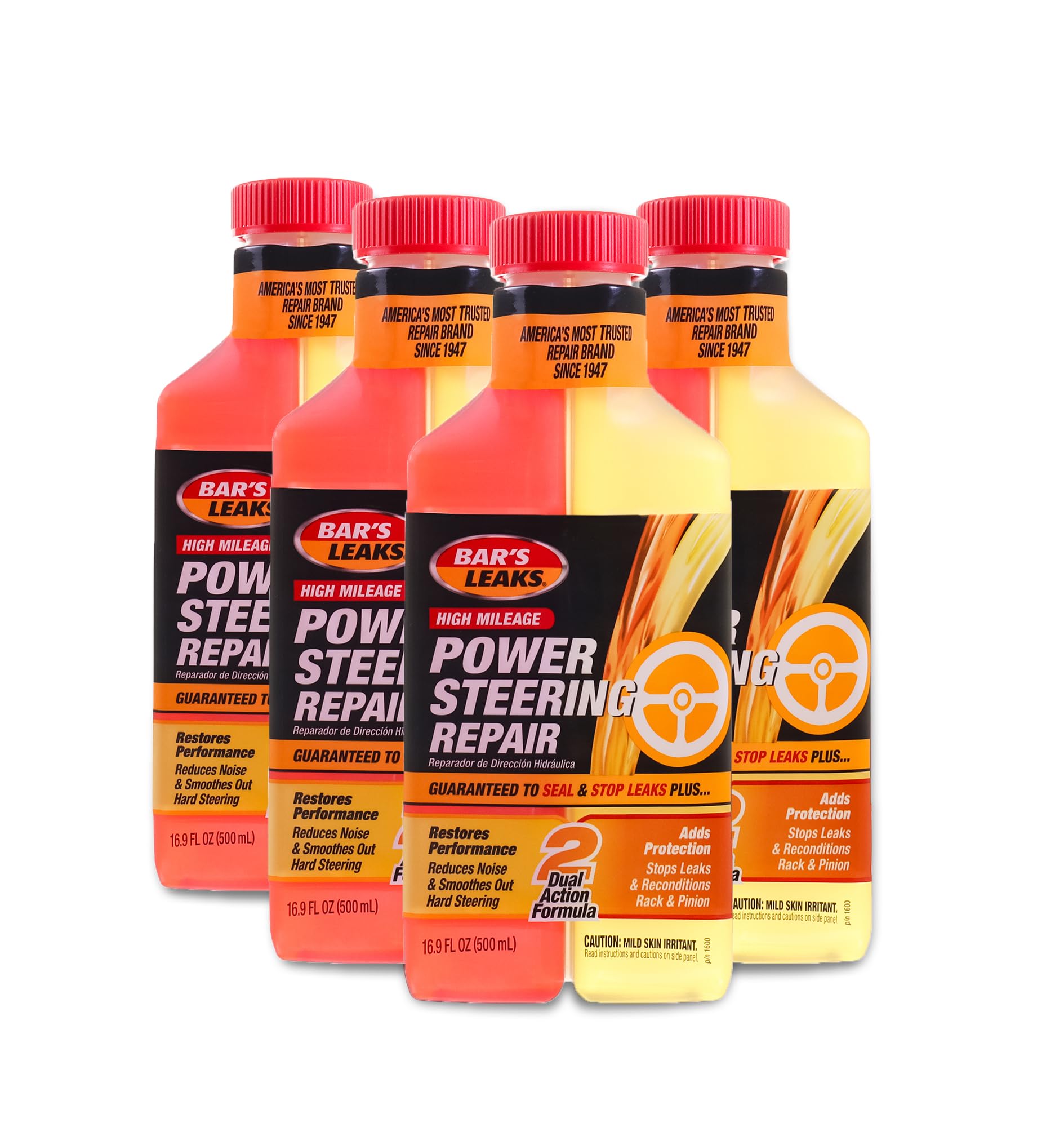 Bar'S Leaks 1600-4Pk Power Steering Repair-It - 16.9 Oz (Pack Of 4)