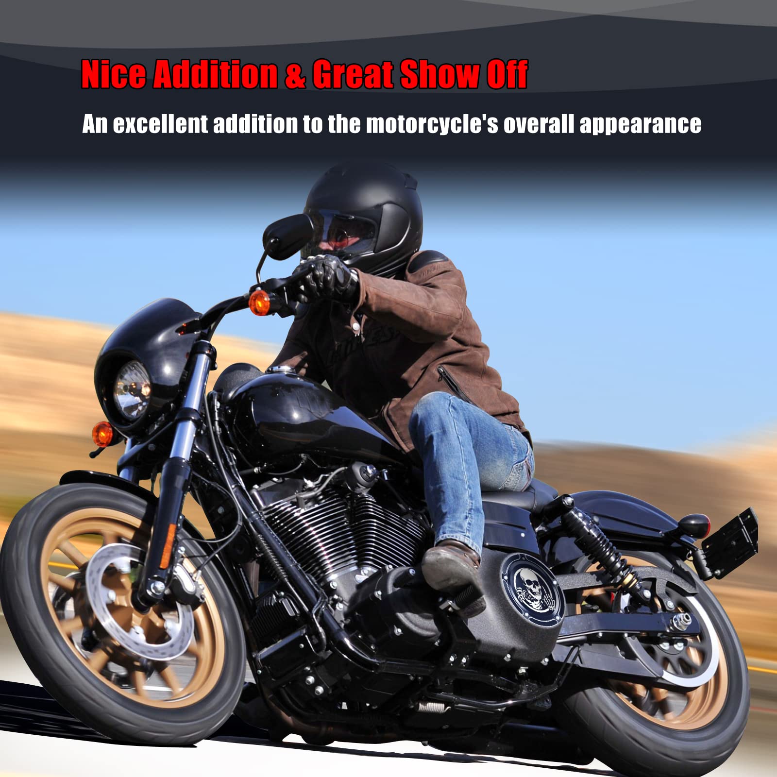 Goldfire 5 Hole Derby Timer Cover And Points Covers Fits For Harley 1999-2014 Big Twin Cam Touring Road King Electra Glide Flhr