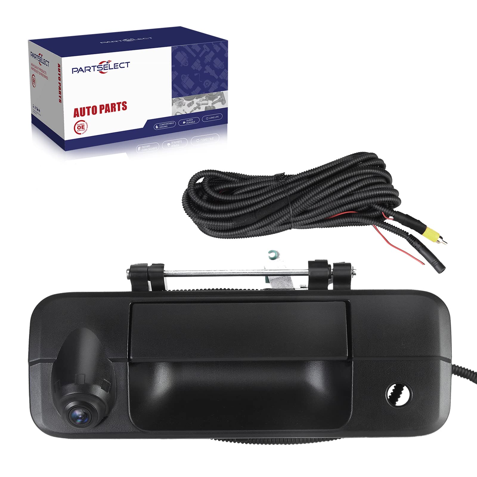 Partselect Rear Tailgate Handle Reverse View Backup Camera 69090-0C051 690900C051 81214 Replacement For 2007-2013 Toyota Tundra