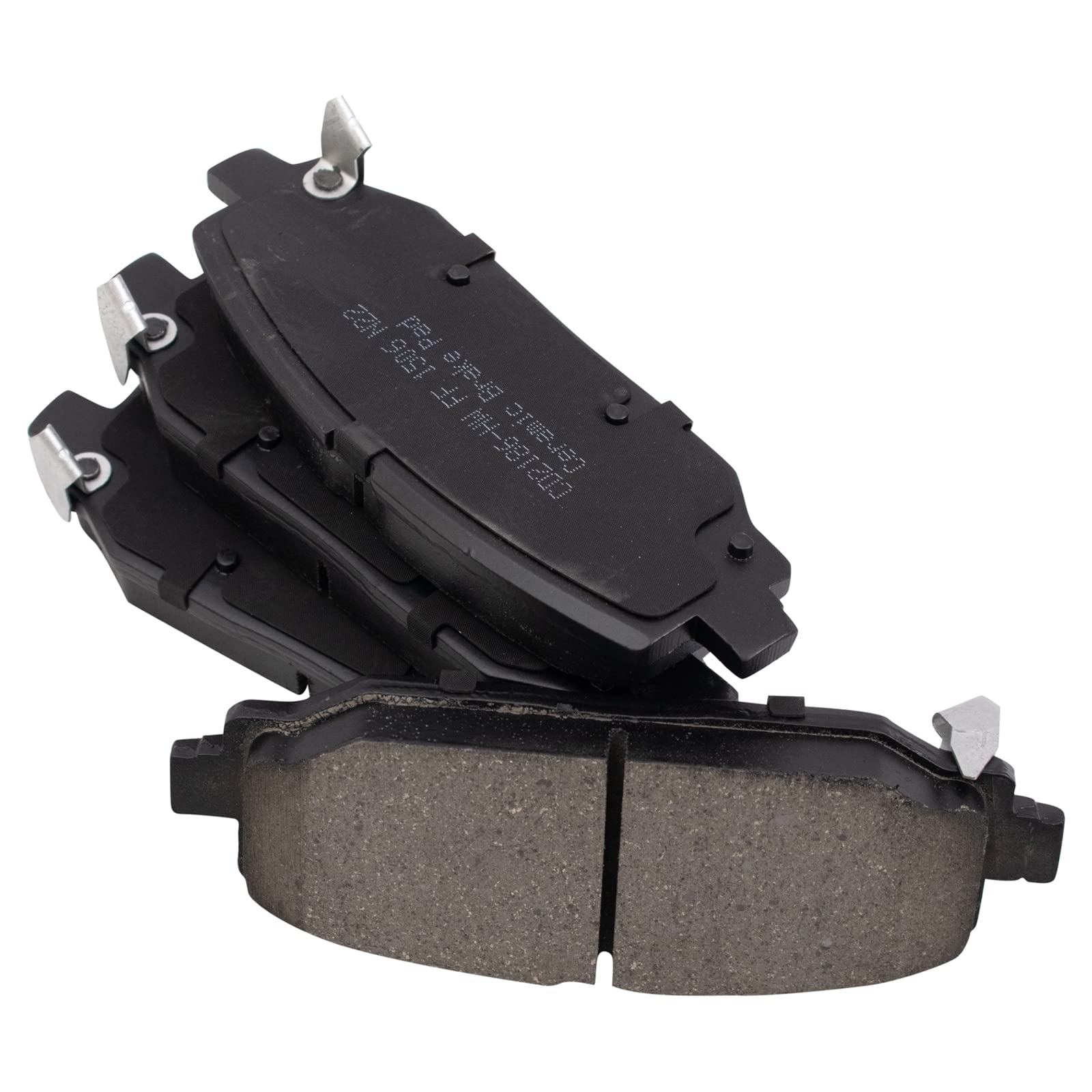 TRQ Rear Brake Pads Ceramic Compatible with 2018-2022 Jeep Wrangler