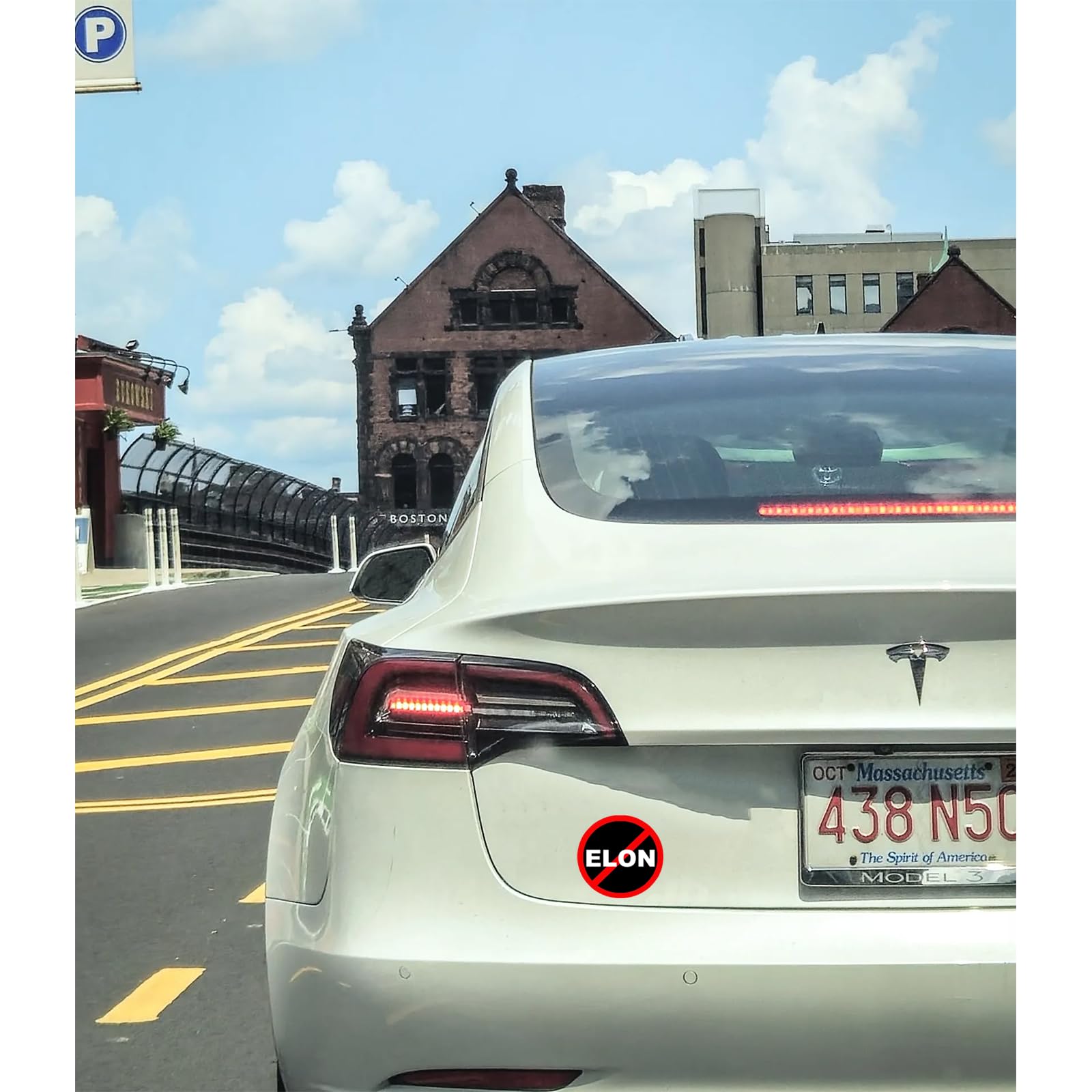 Anti Elon Car Sticker Decals, I Bought This Before We Knew Elon Was Crazy Car Bumper Sticker Decals, For Tesla Owner Regret Acce