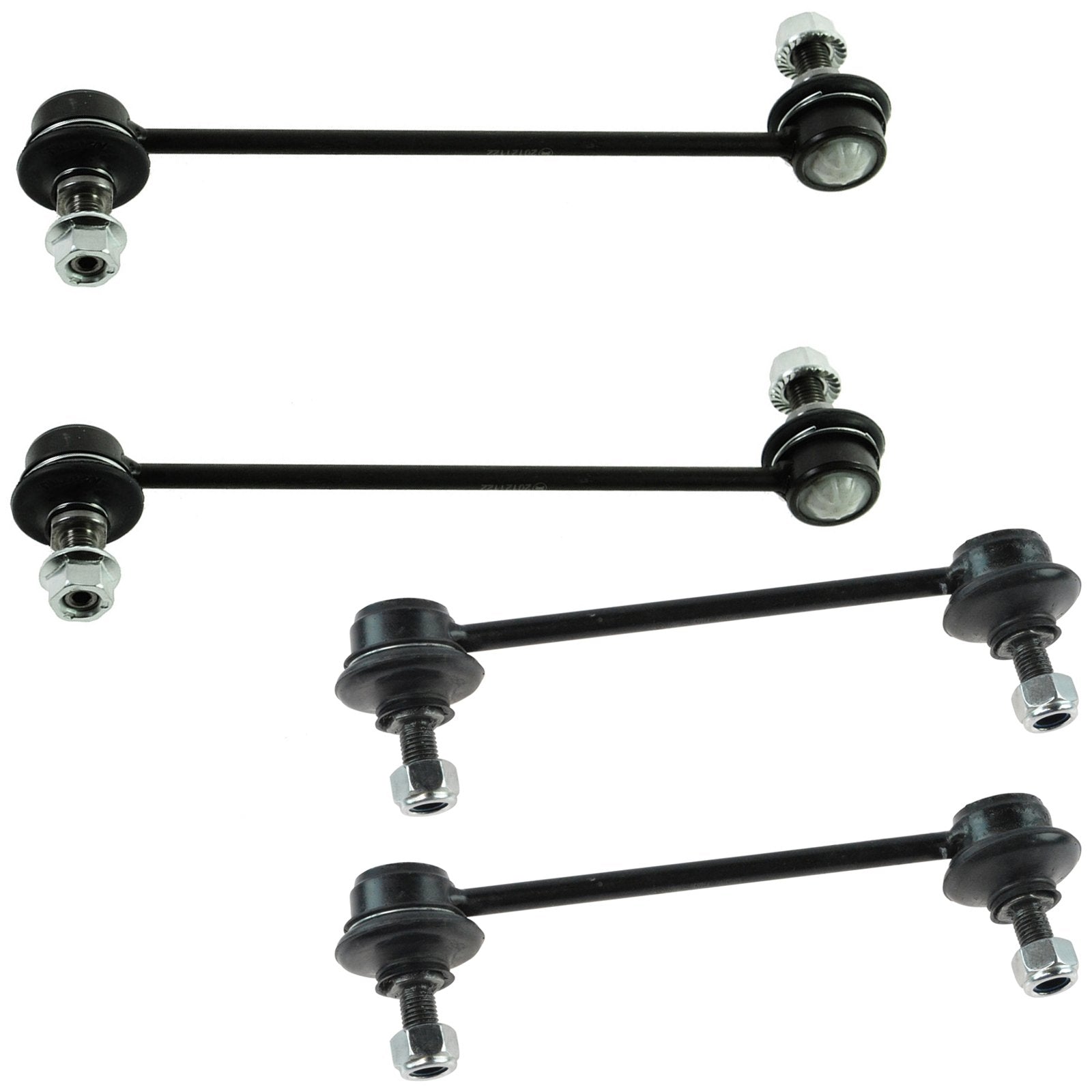 Trq Front & Rear Sway Bar Stabilizer Link Set Compatible With 2007-2010 Hyundai Elantra