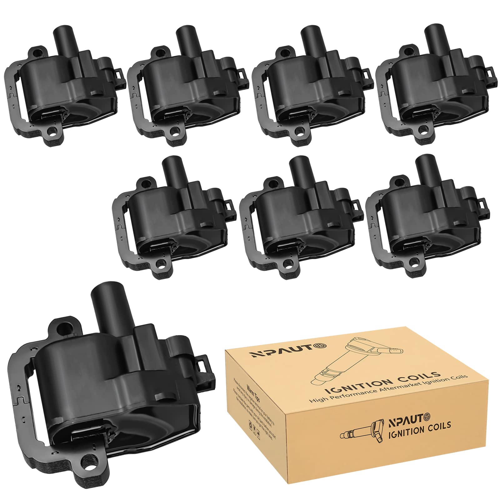 Ignition Coil Pack Compatible With V8 5.7 8.1 1998 1999 2000 2001 2002 Chevy Camaro Corvette Silverado Suburban Express, Gmc Sie