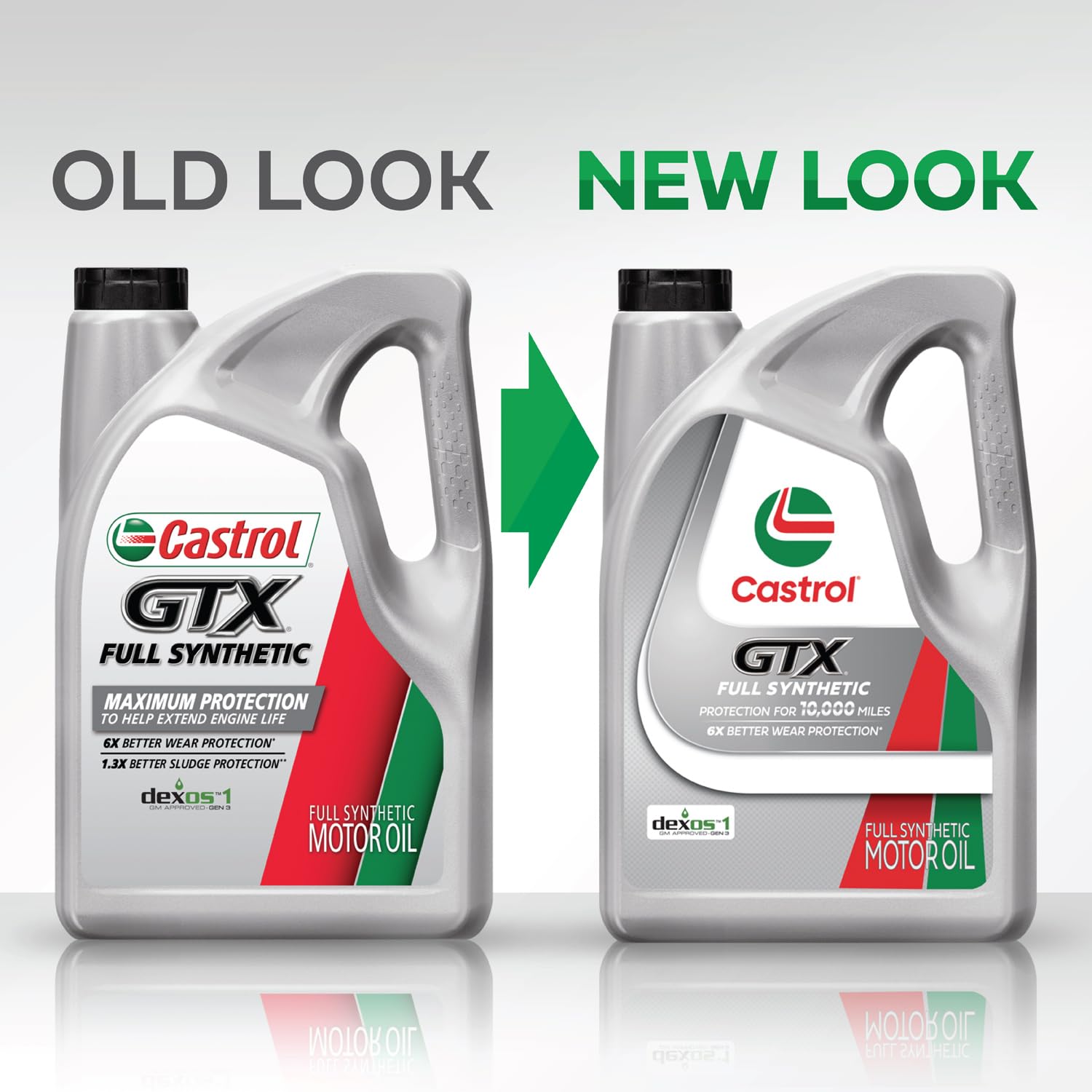 Castrol Gtx Full Synthetic 5W-30 Motor Oil, 5 Quart Jug