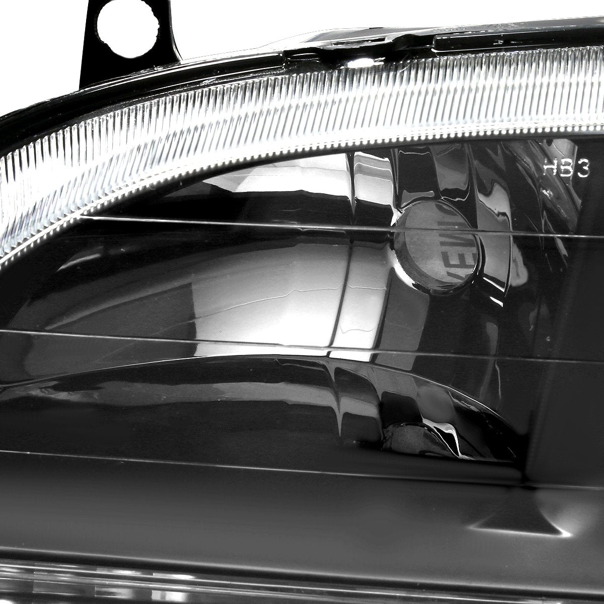 Dna Motoring Pair Of Headlights Compatible With 98-02 Honda Accord,Black/Clear,Hl-Oh-Ha98-Bk-Cl1