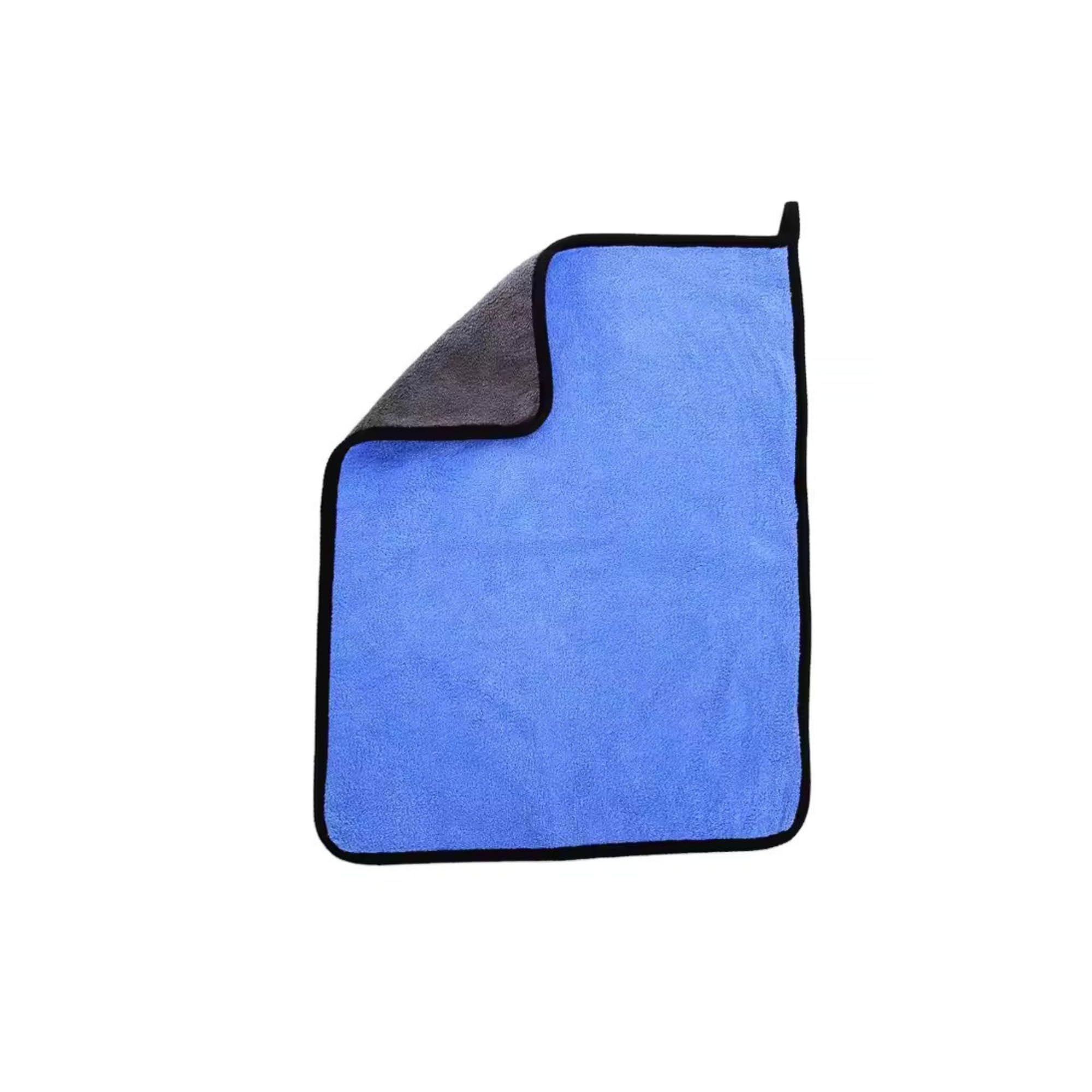 1 Pcs Microfiber Cleaning Cloths, 30x40 cms 600 GSM MultiColor Highly Absorbent, Lint and Streak Free, Multi  Purpose Wash Clo